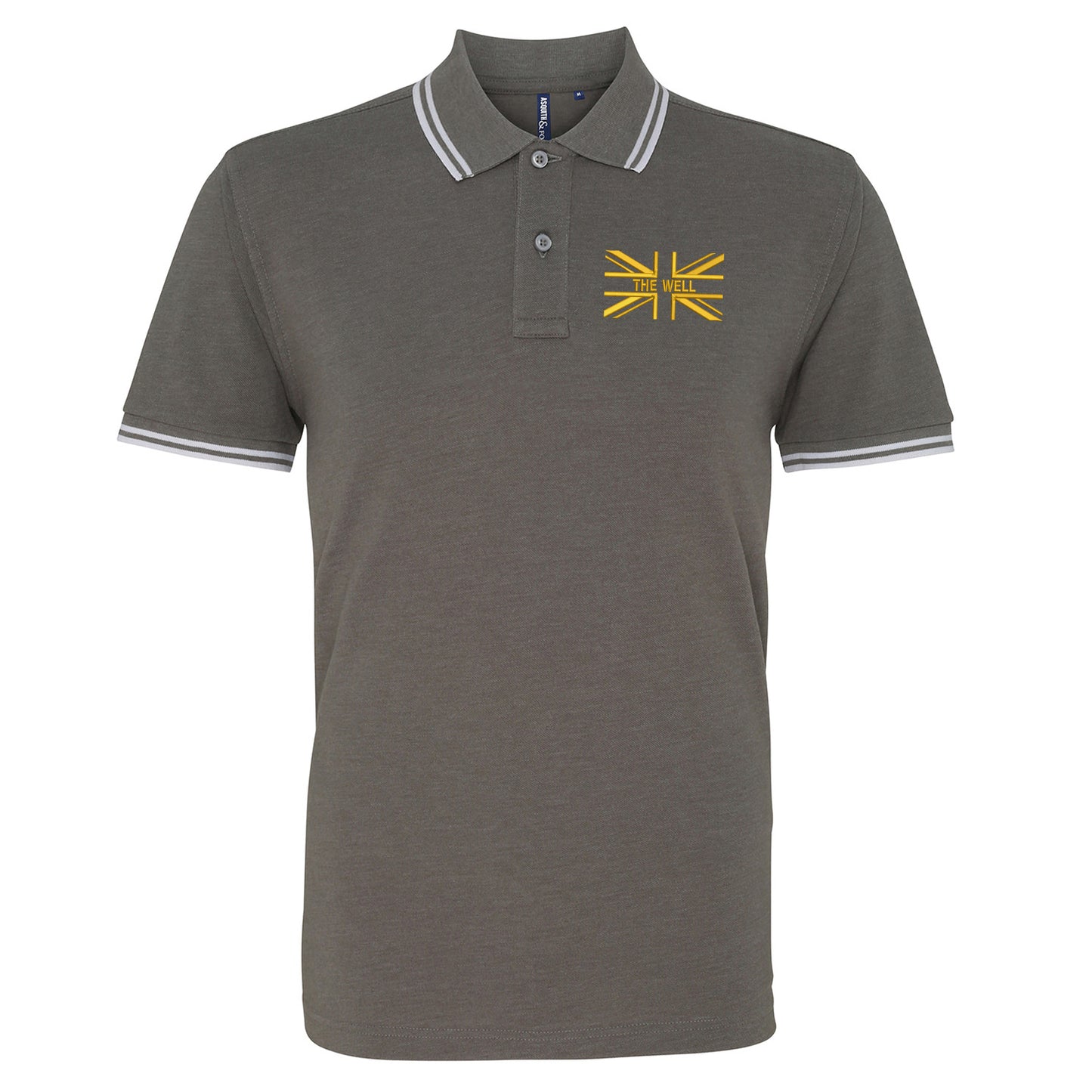 The Well Union Jack Tipped Polo Shirt