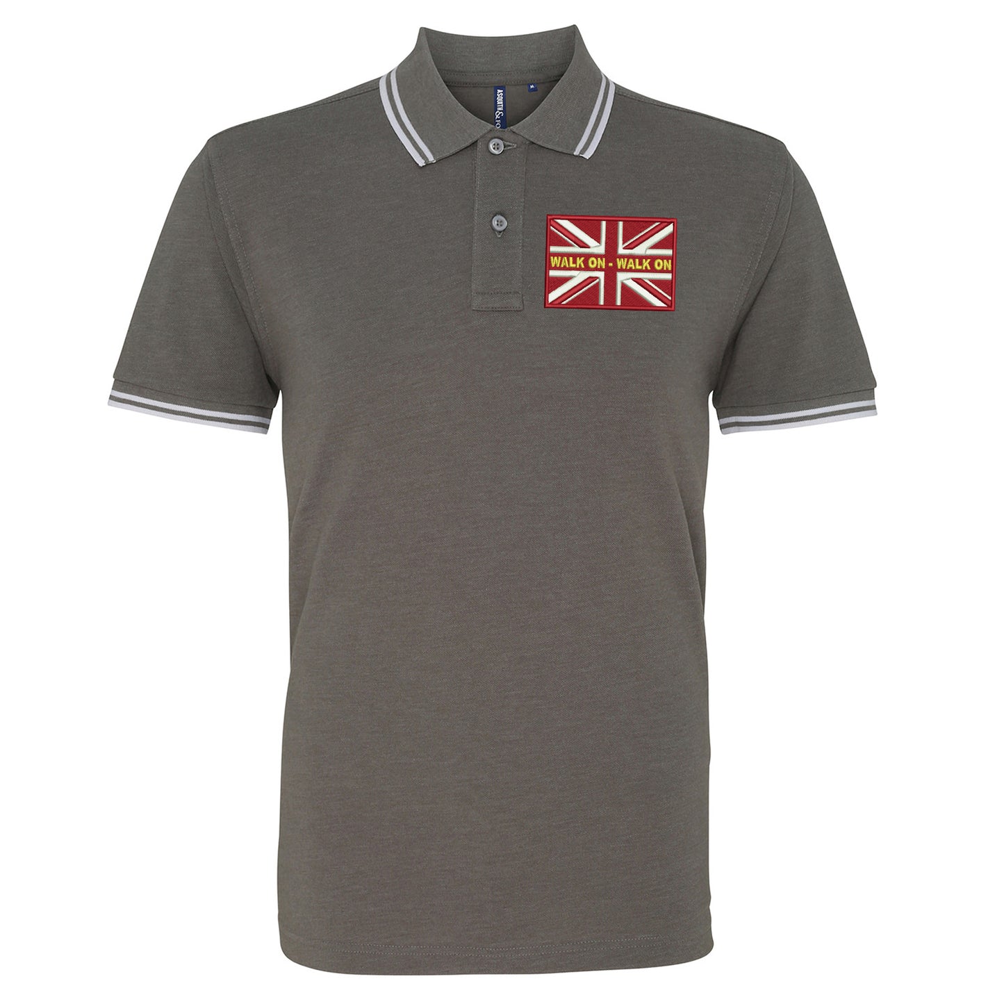 Walk On Walk On Coloured Union Jack Polo Shirt