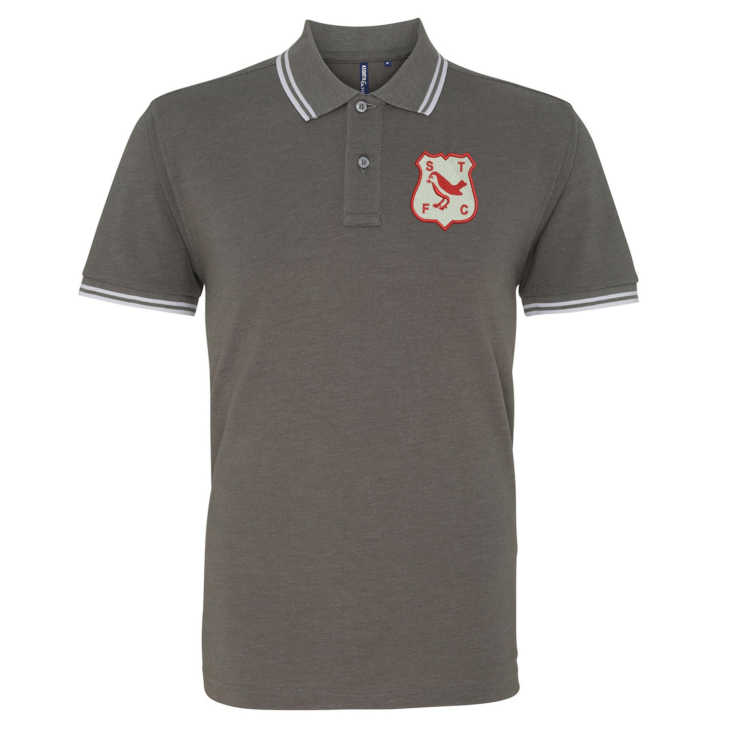 Retro Swindon 1961 Embroidered Tipped Polo Shirt