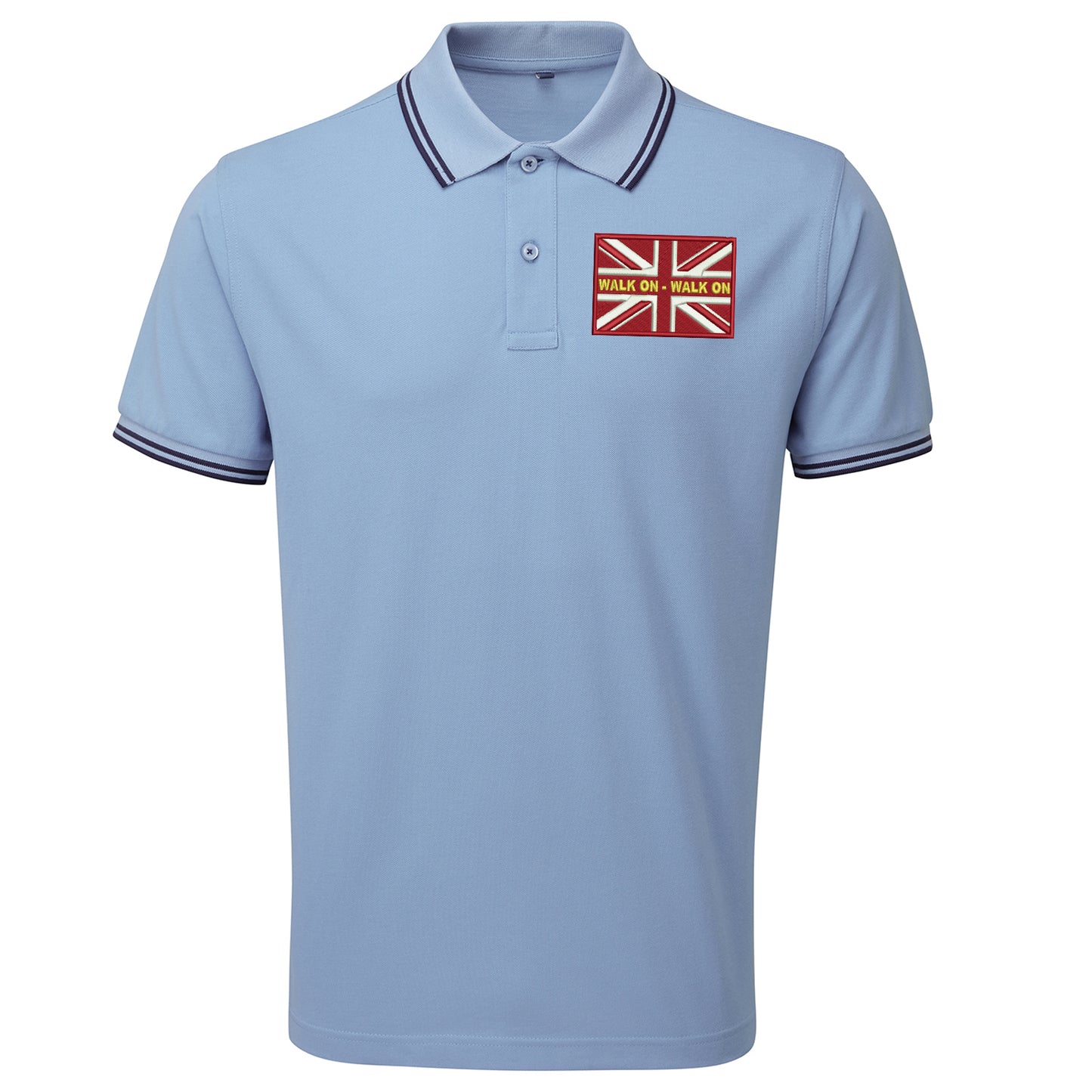 Walk On Walk On Coloured Union Jack Polo Shirt