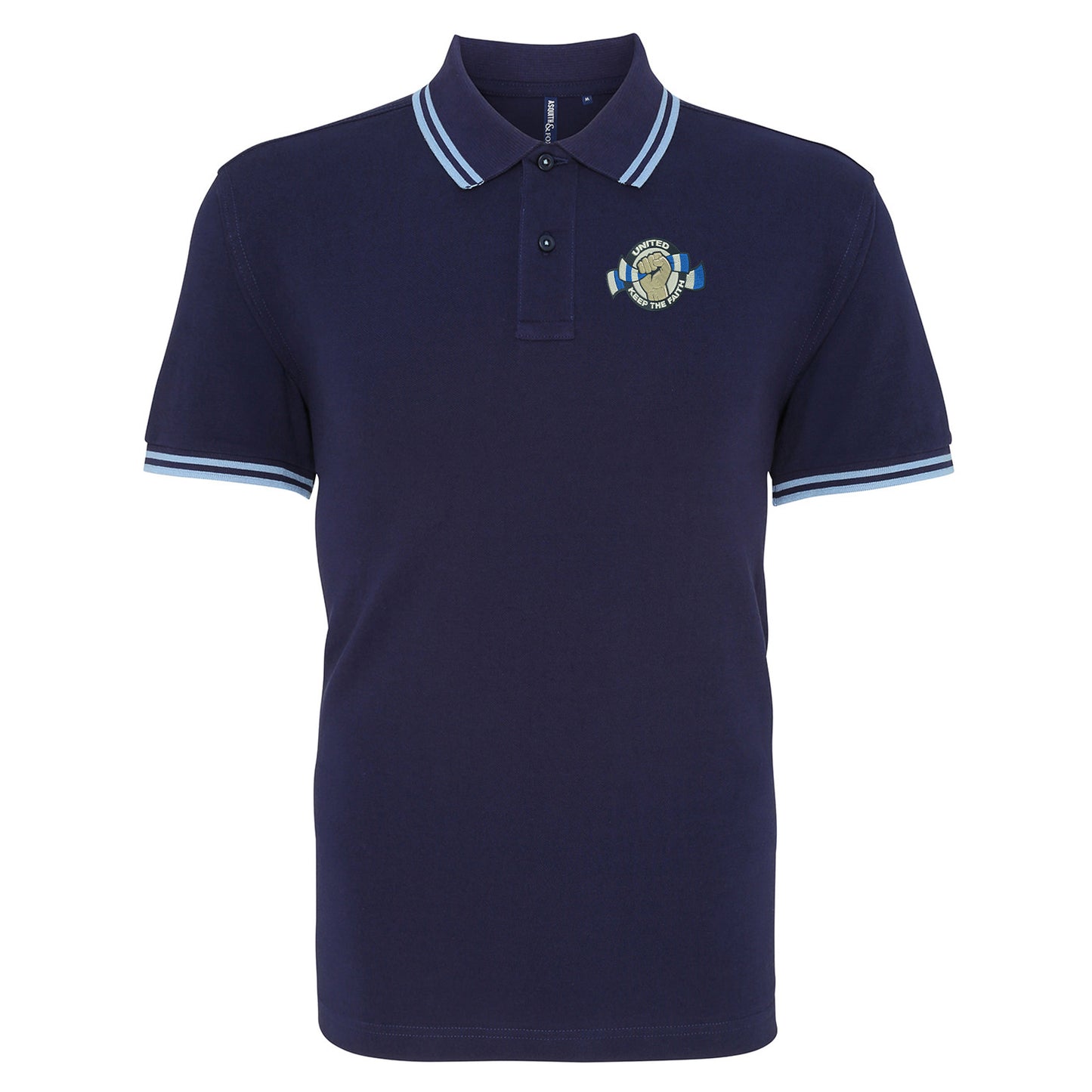 Leeds United Football Tipped Polo Shirt