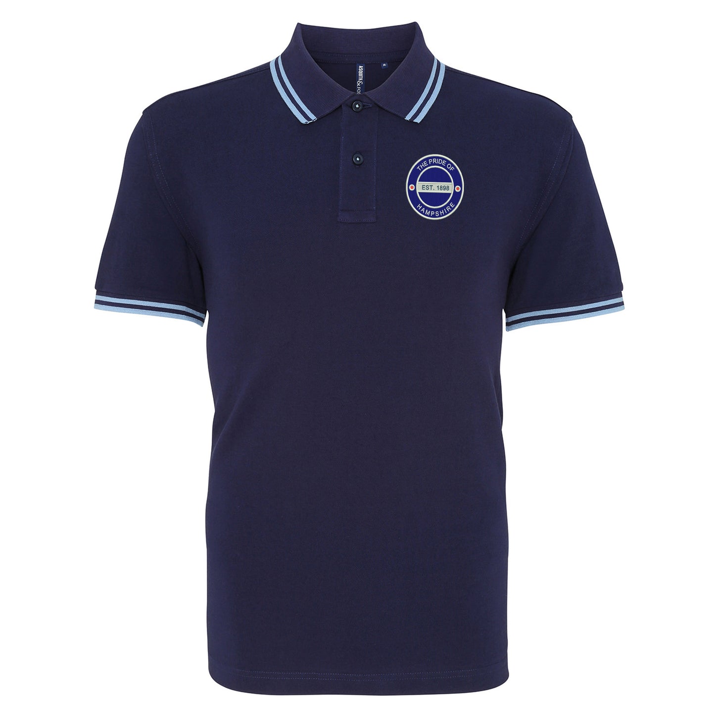 The Pride of Hampshire Est 1898 Tipped Polo Shirt
