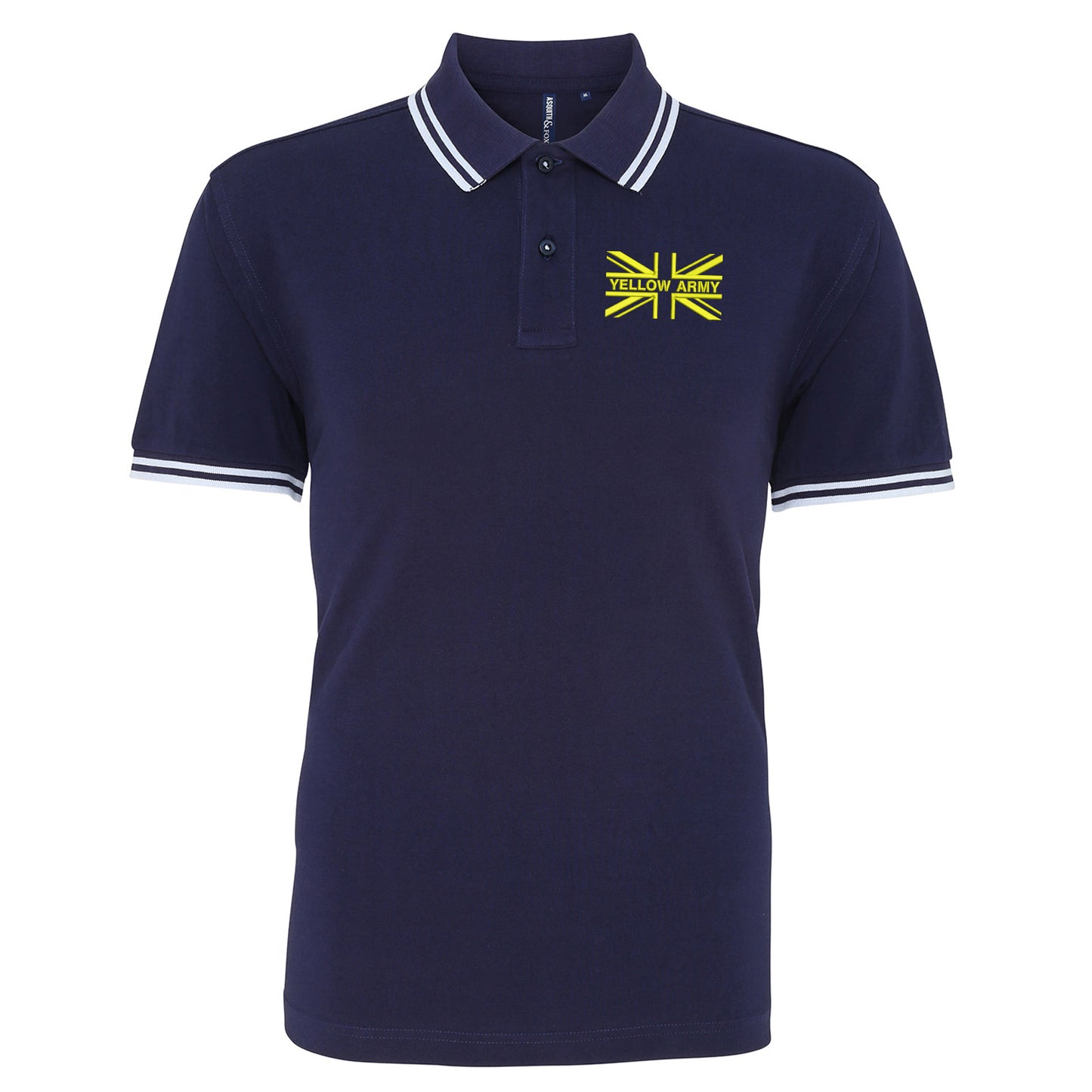 Yellow Army Union Jack Polo Shirt