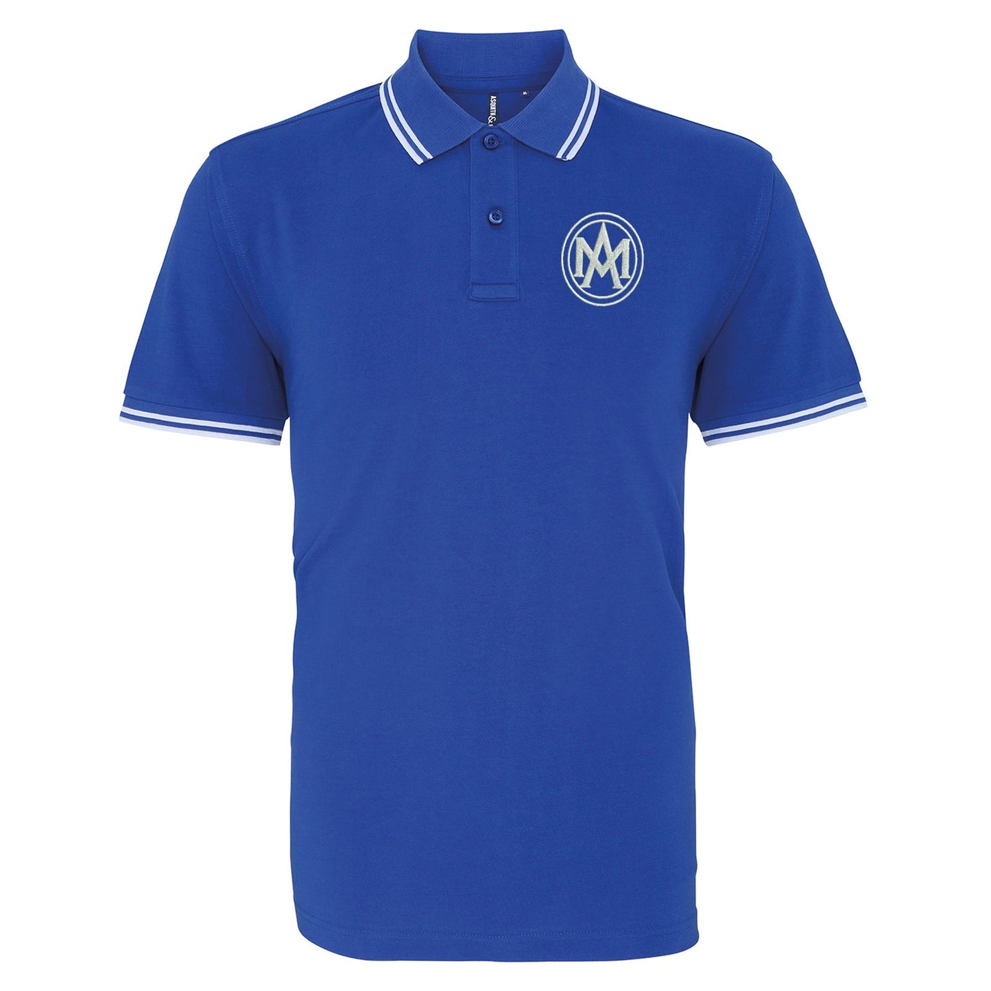 Retro Aston Martin 1920 Embroidered Tipped Polo Shirt