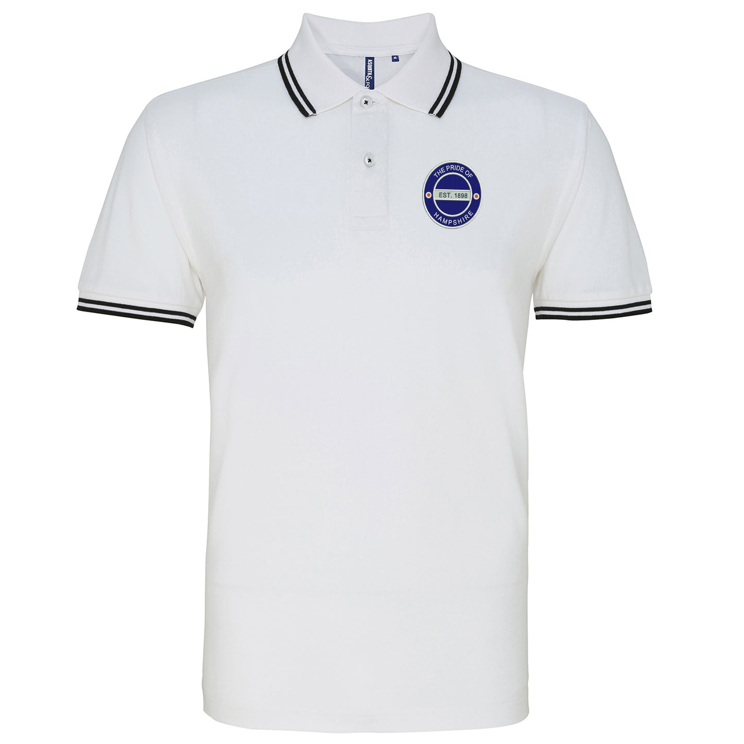 The Pride of Hampshire Est 1898 Tipped Polo Shirt