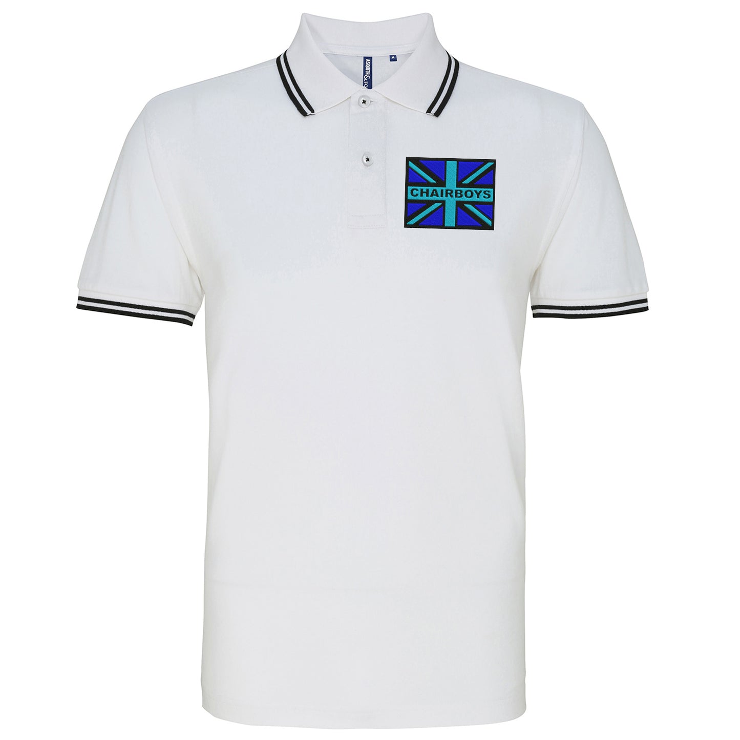 Chairboys Coloured Union Jack Polo Shirt