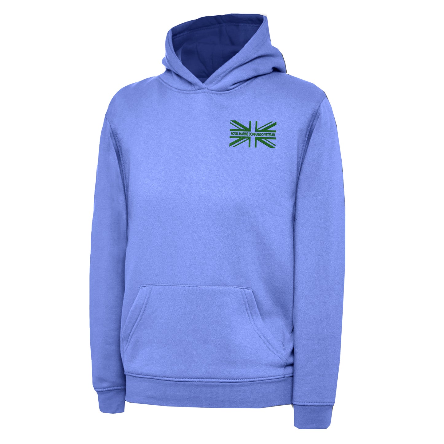 Royal Marine Commando Veteran Union Jack Embroidered Children's Hoodie