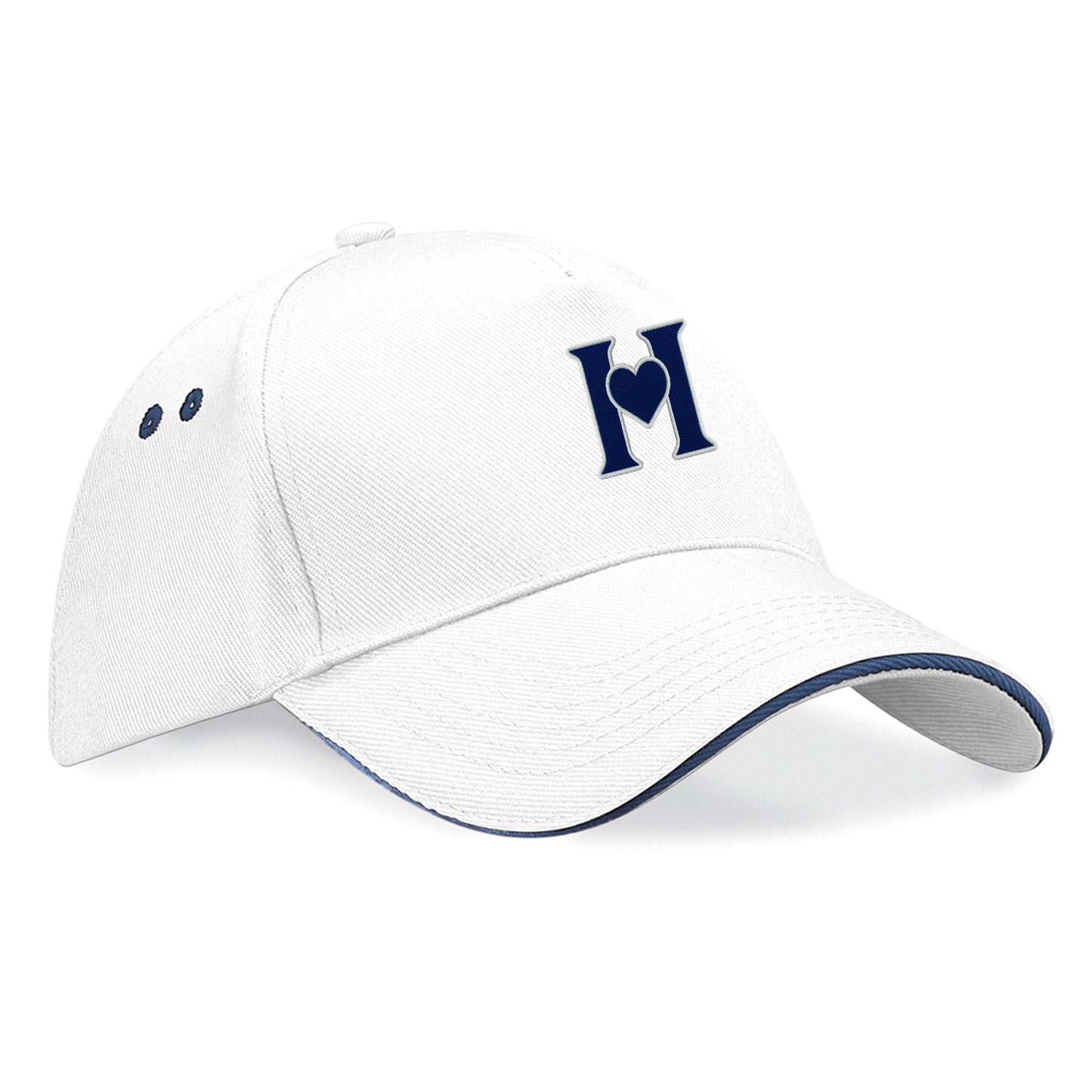 Retro Old School Hearts Football Baseball Cap