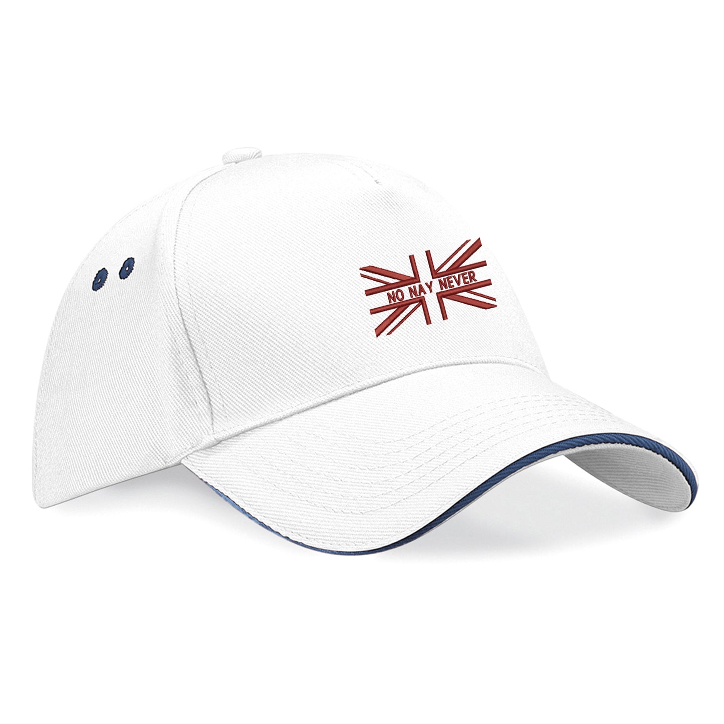 No Nay Never Union Jack Baseball Cap