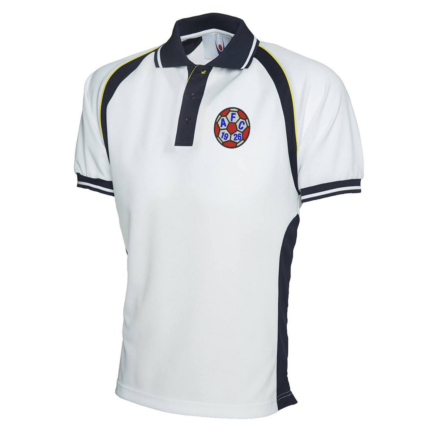 Retro Aldershot 1981 Embroidered Polyester Sports Polo Shirt