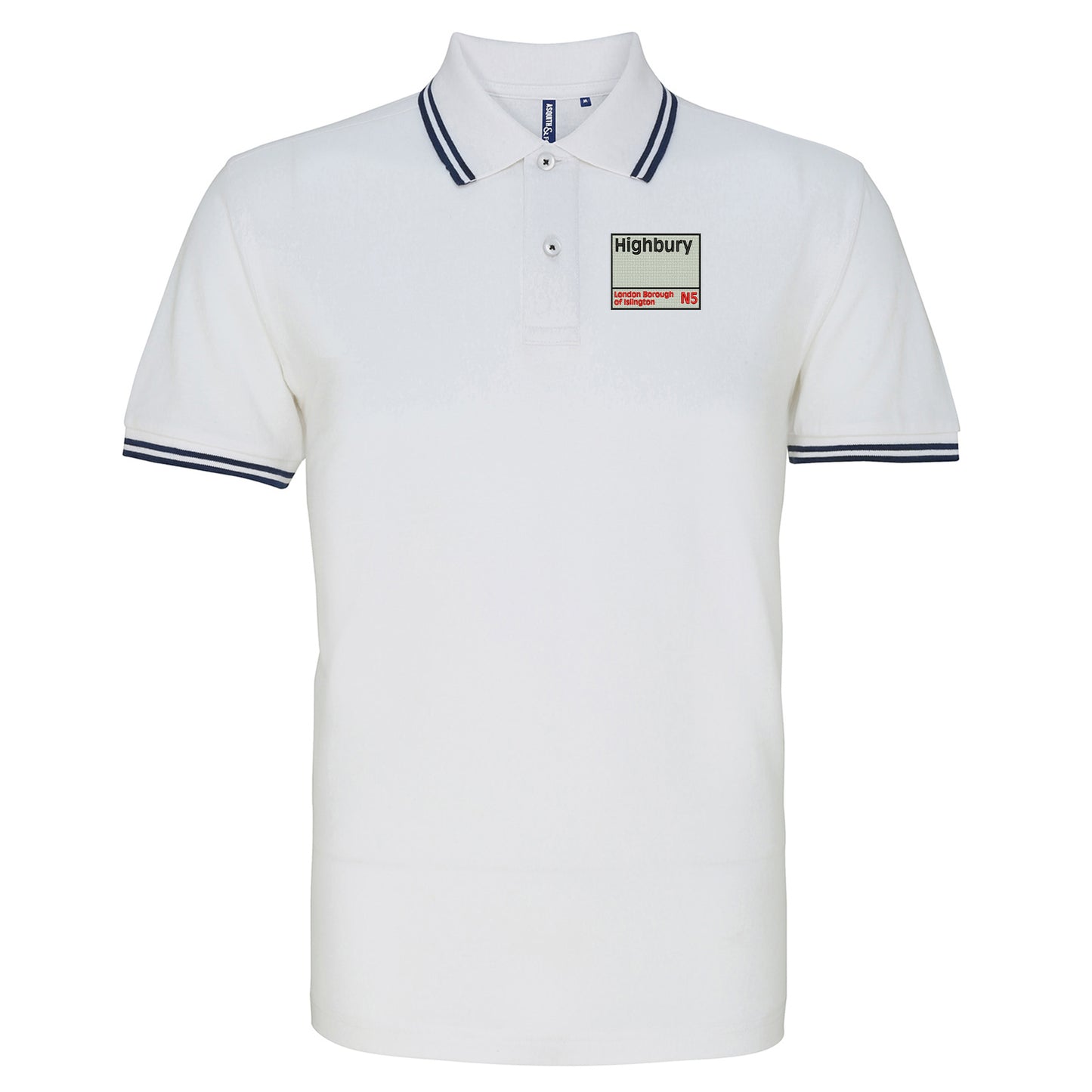Arsenal Highbury Tipped Polo Shirt