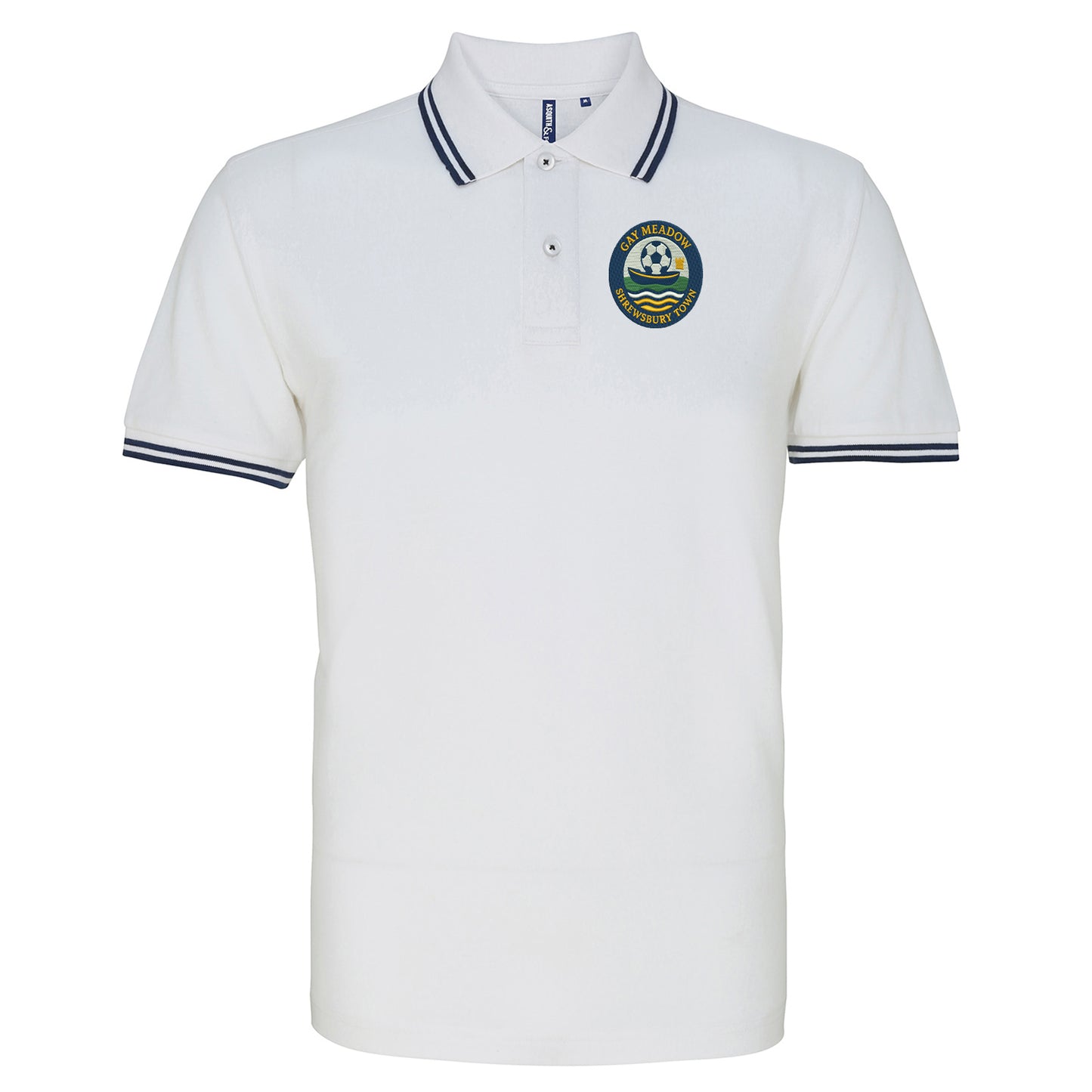 Gay Meadow Shrewsbury Town Tipped Polo Shirt