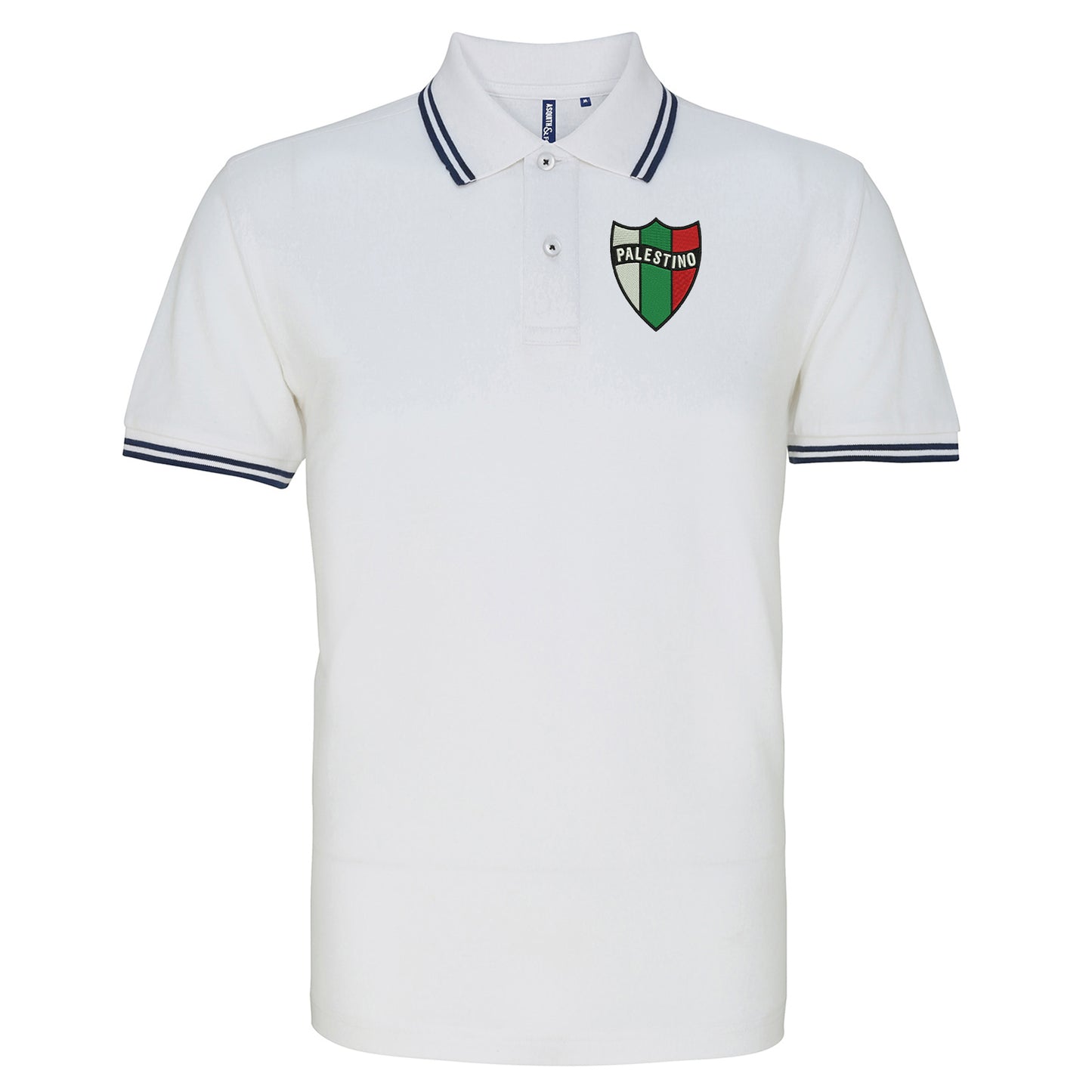 Palestino Football Tipped Polo Shirt