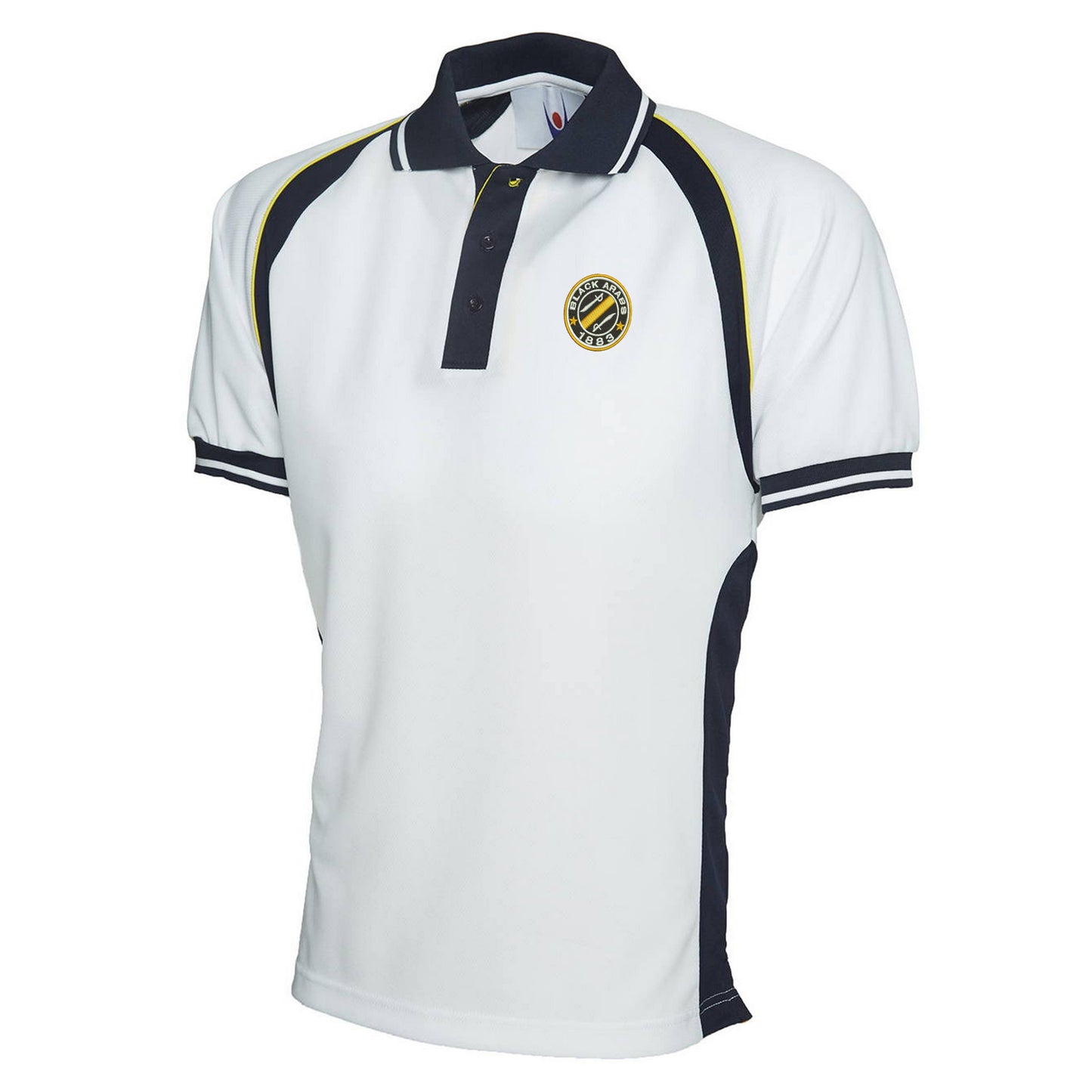 Black Arabs Embroidered Sports Polo Shirt