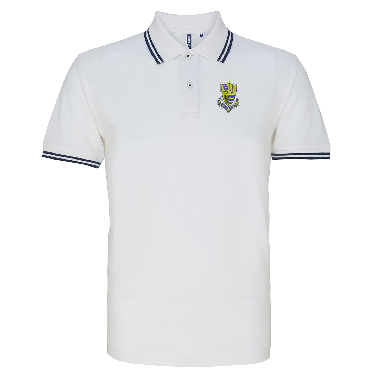 Retro Southend 1982 Embroidered Tipped Polo Shirt