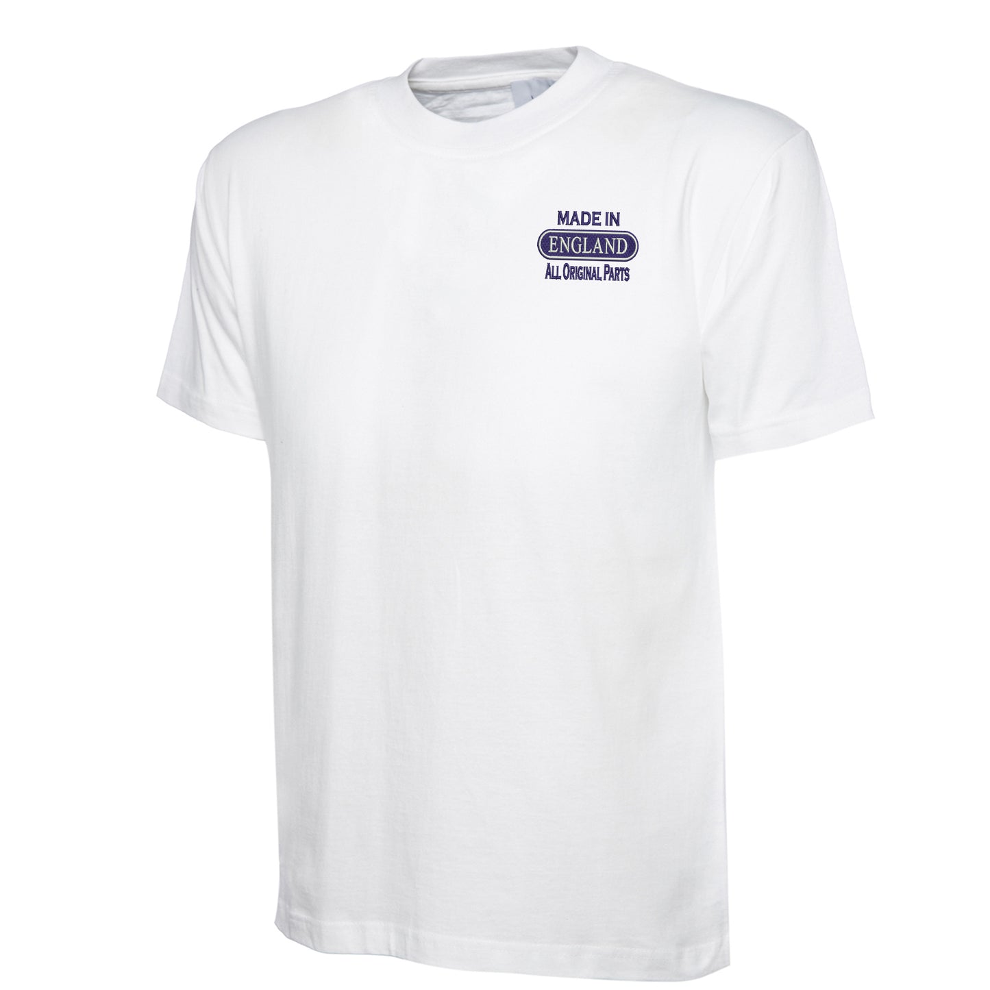 Made in England All Original Parts Embroidered Classic T-Shirt