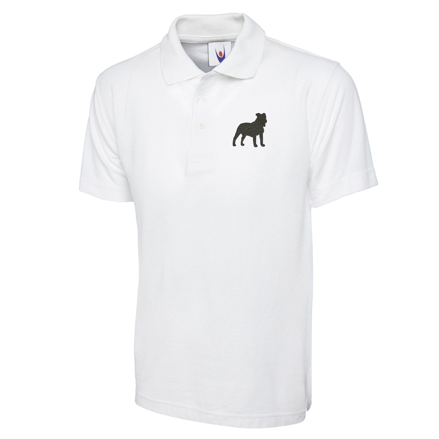 Staffordshire Bull Terrier Embroidered Classic Polo Shirt