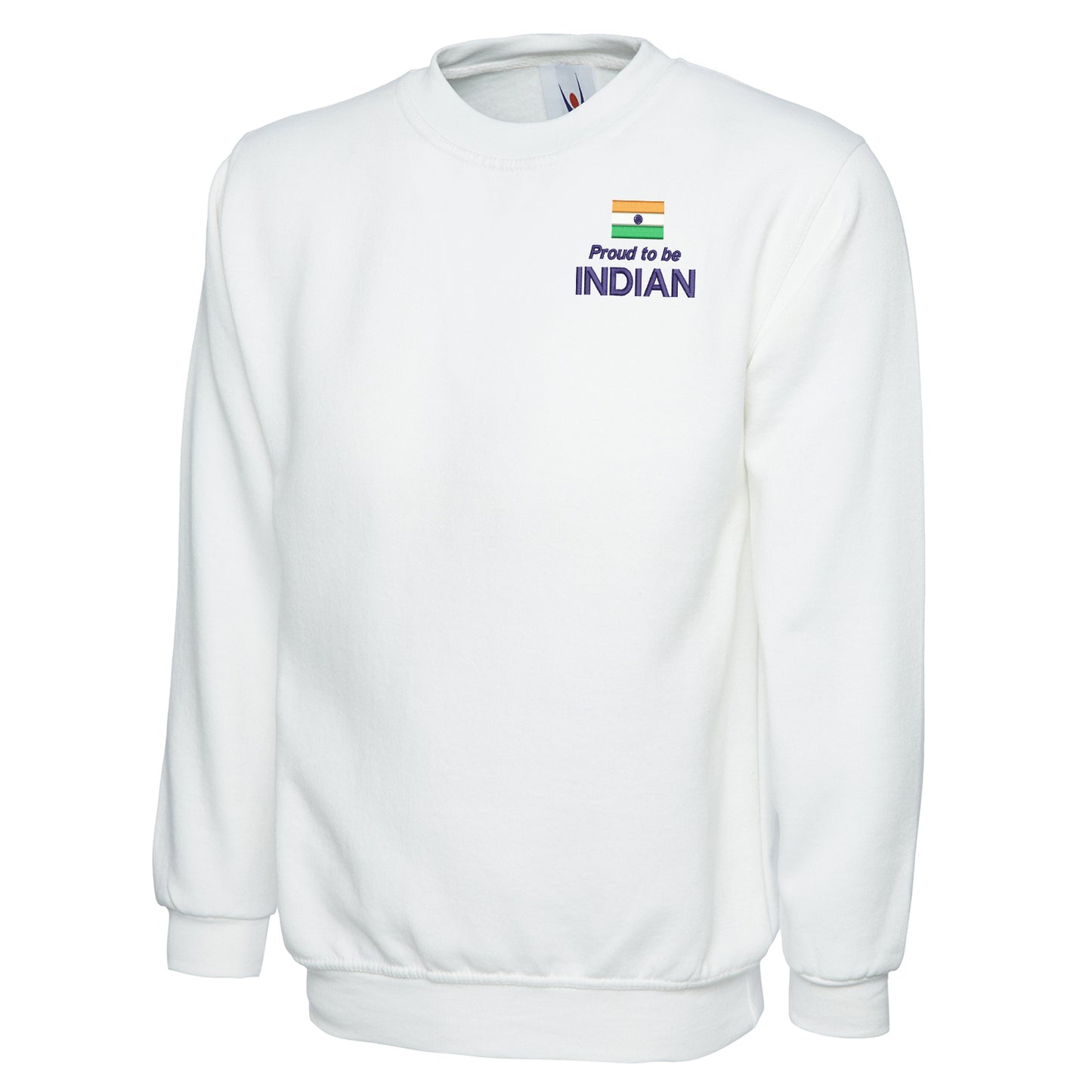 Proud to be Indian Embroidered Classic Sweatshirt