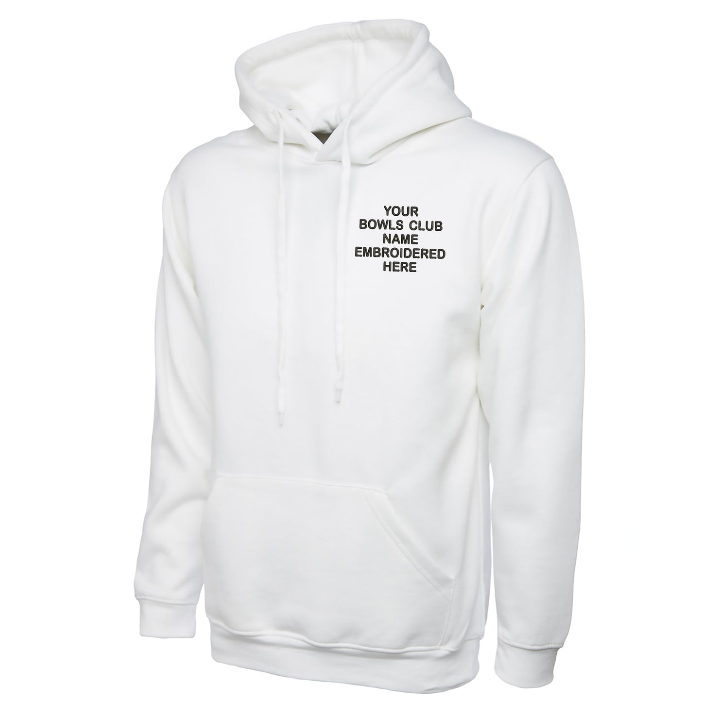 Personalised Bowls Club Embroidered Classic Hoodie