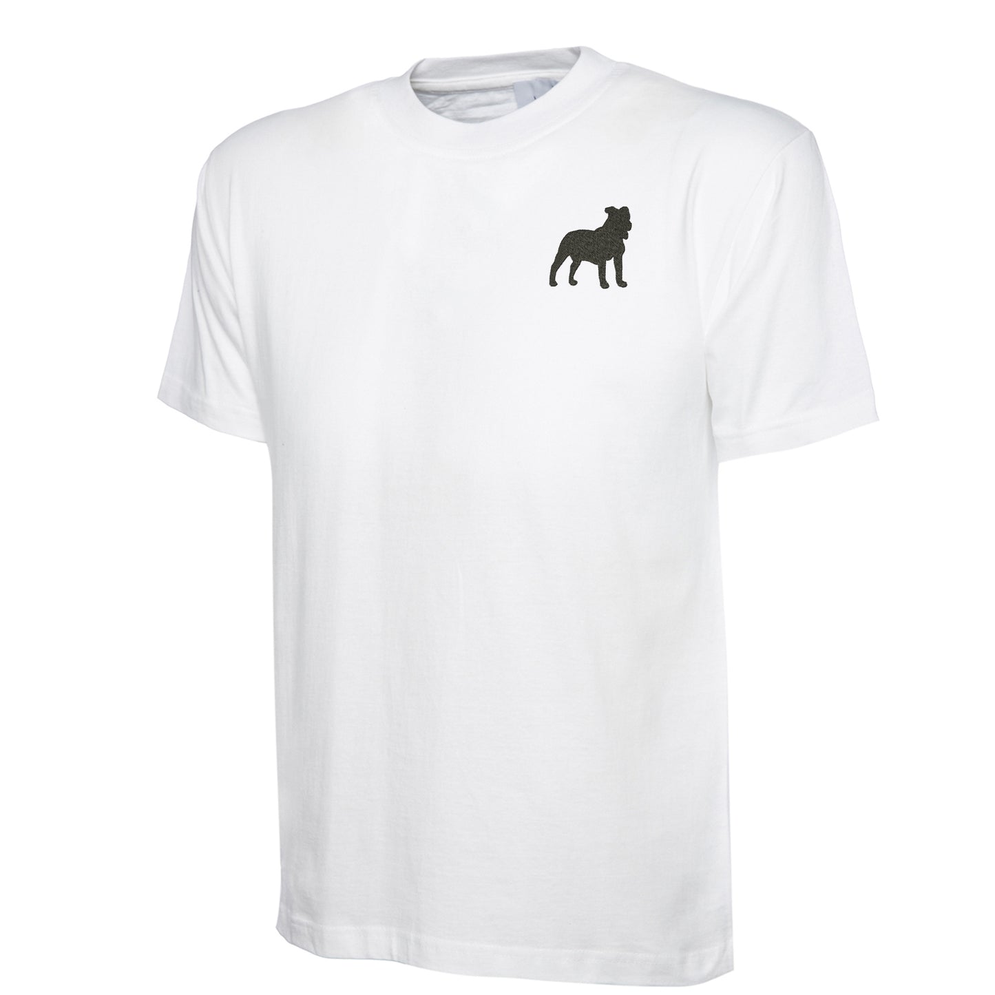 Staffordshire Bull Terrier Embroidered Classic T-Shirt