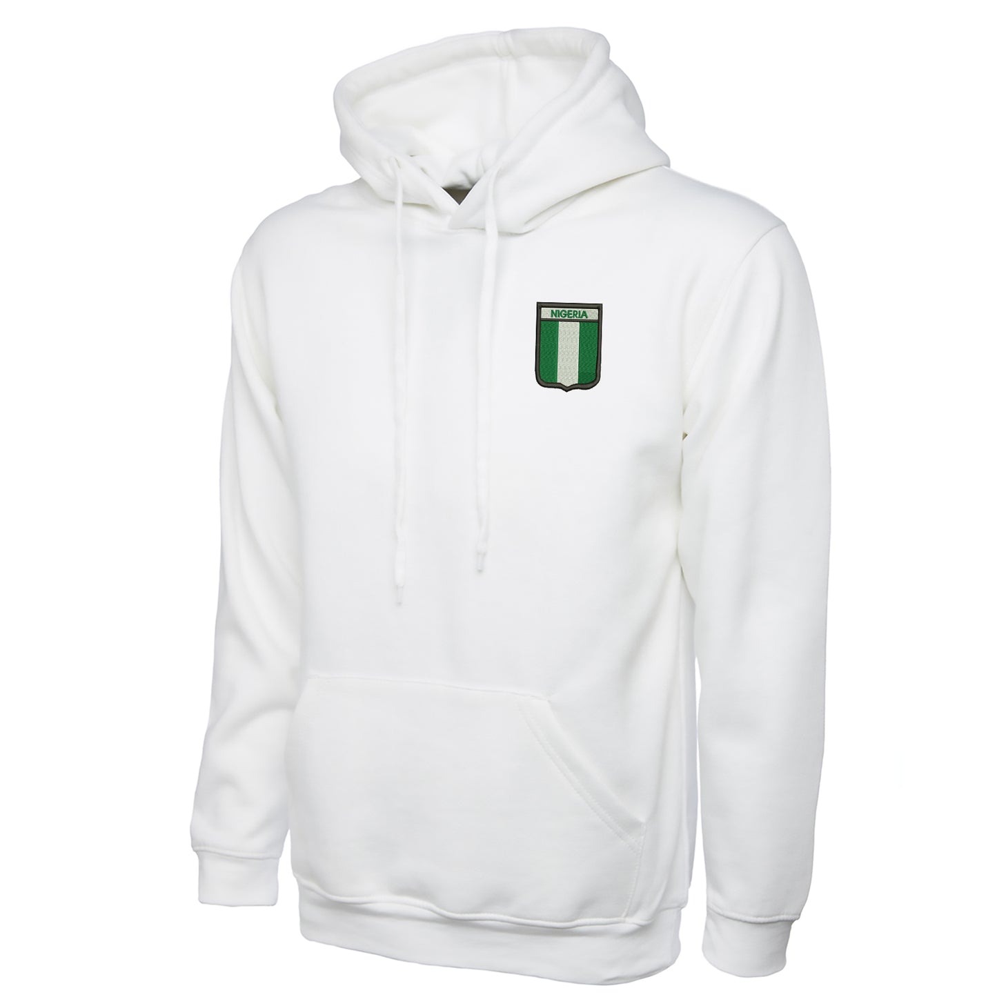 Flag of Nigeria Shield Hoodie