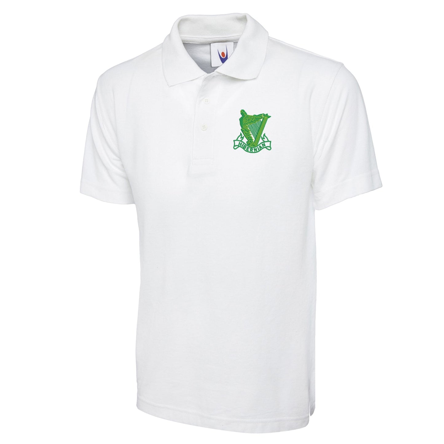 Retro Hibs 1900s Embroidered Classic Polo Shirt