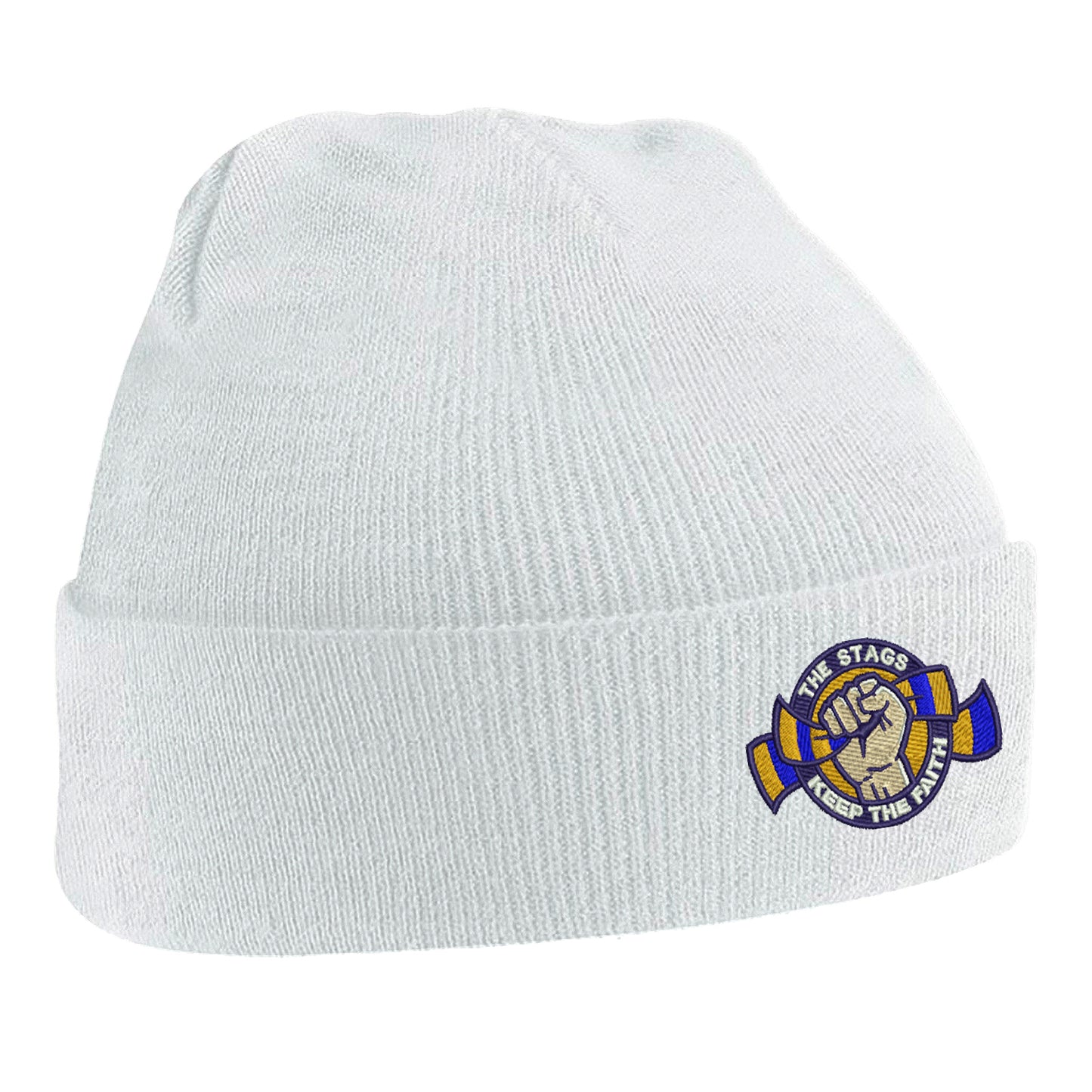 The Stags Keep The Faith Embroidered Beanie Hat