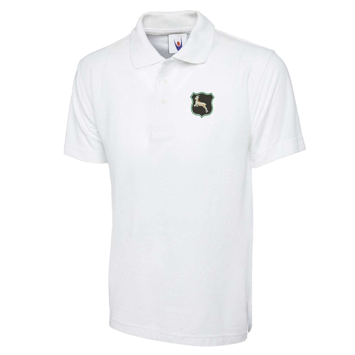 Retro South Africa Rugby Embroidered Classic Polo Shirt