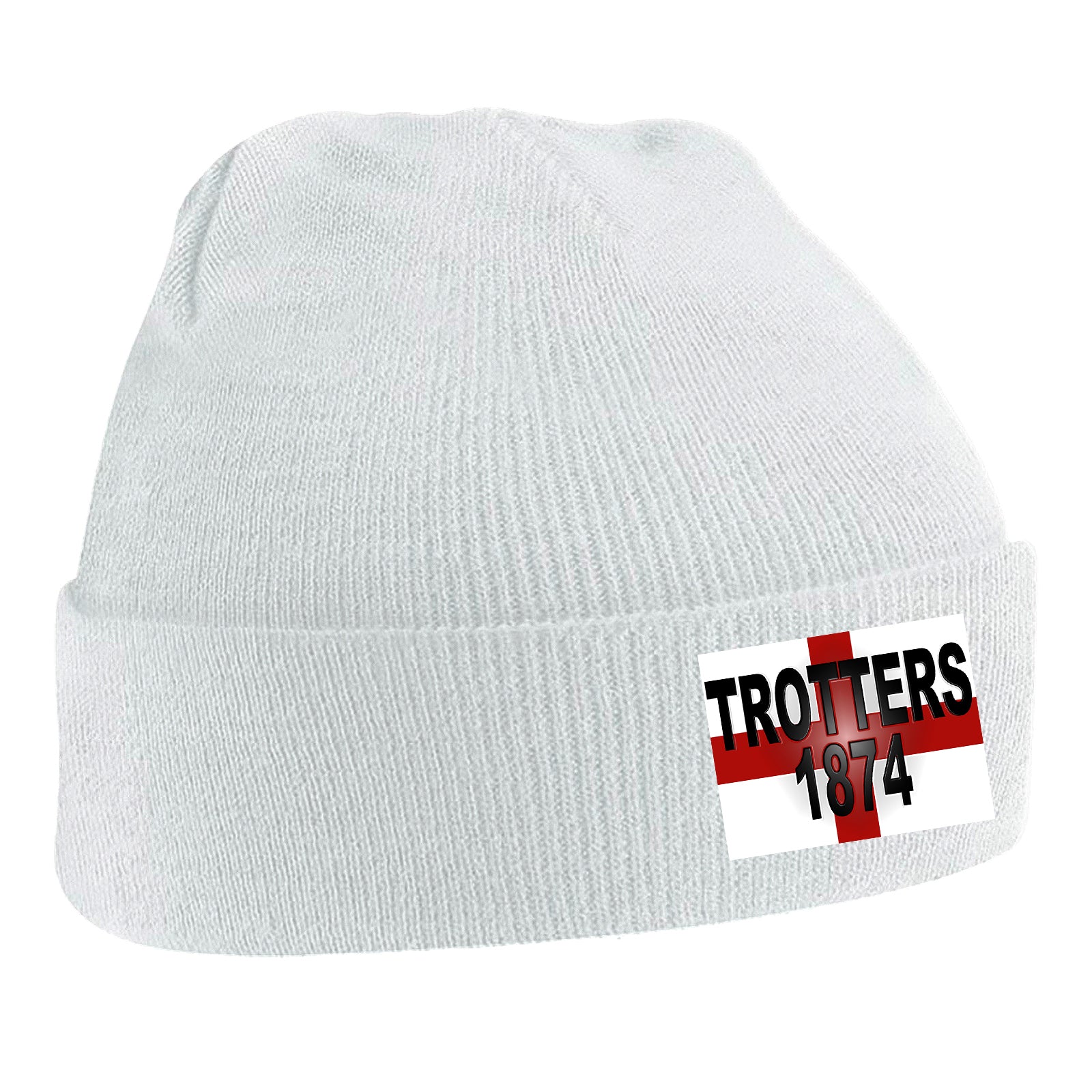 Trotters 1874 England Flag Beanie Hat