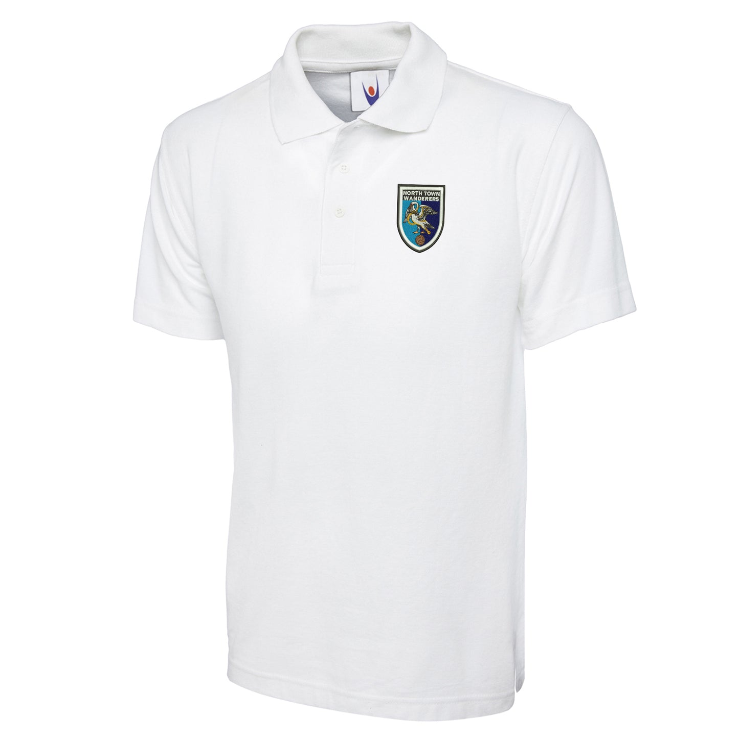 Retro North Town Wanderers Embroidered Classic Polo Shirt