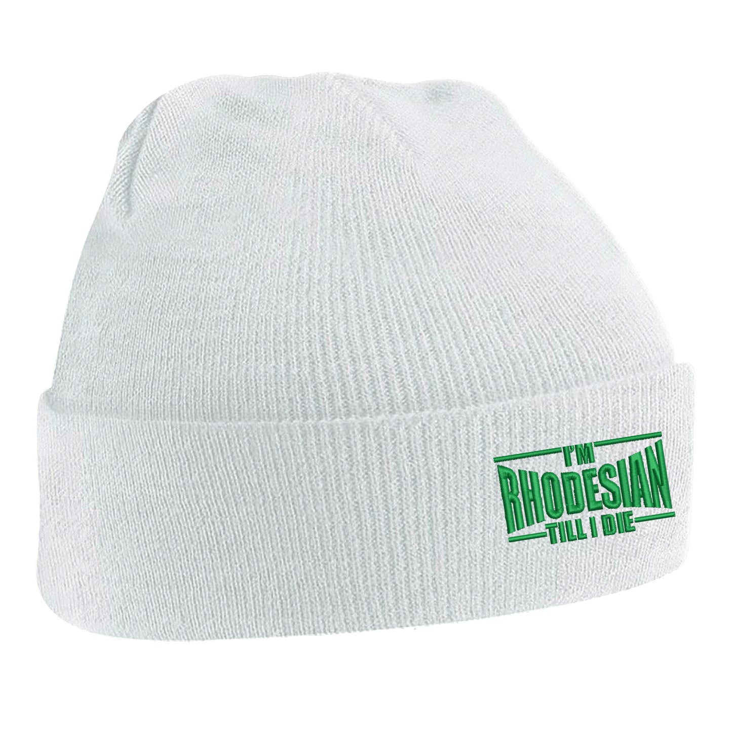 I'm Rhodesian Till I Die Embroidered Beanie Hat