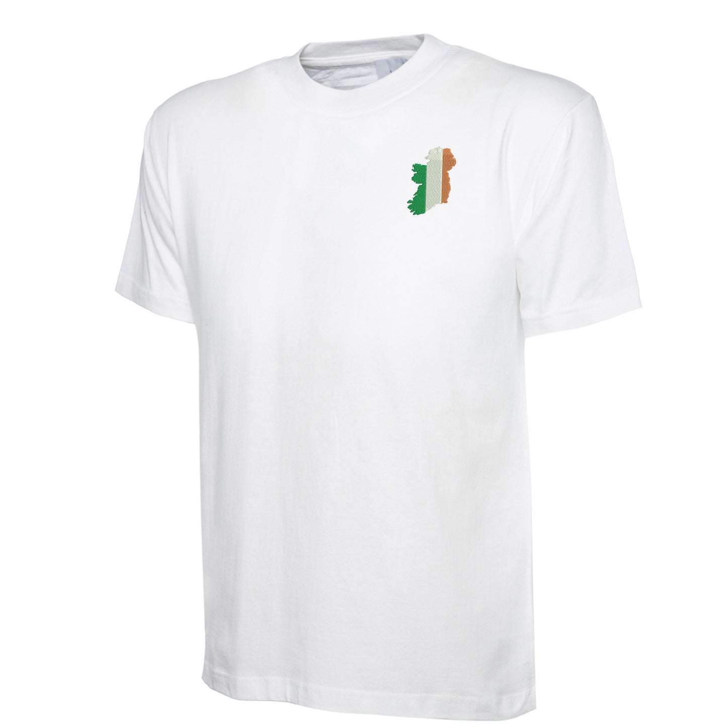 Ireland Flag Map Embroidered Classic T-Shirt