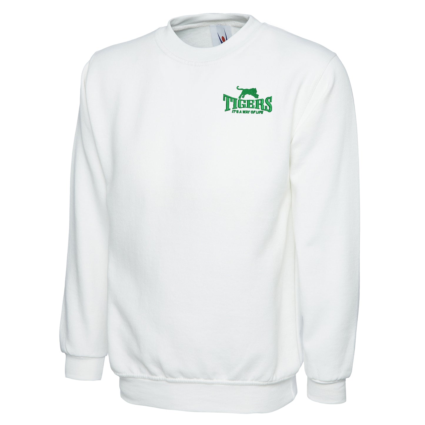 Tigers It's a Way of Life Embroidered Classic Sweatshirt
