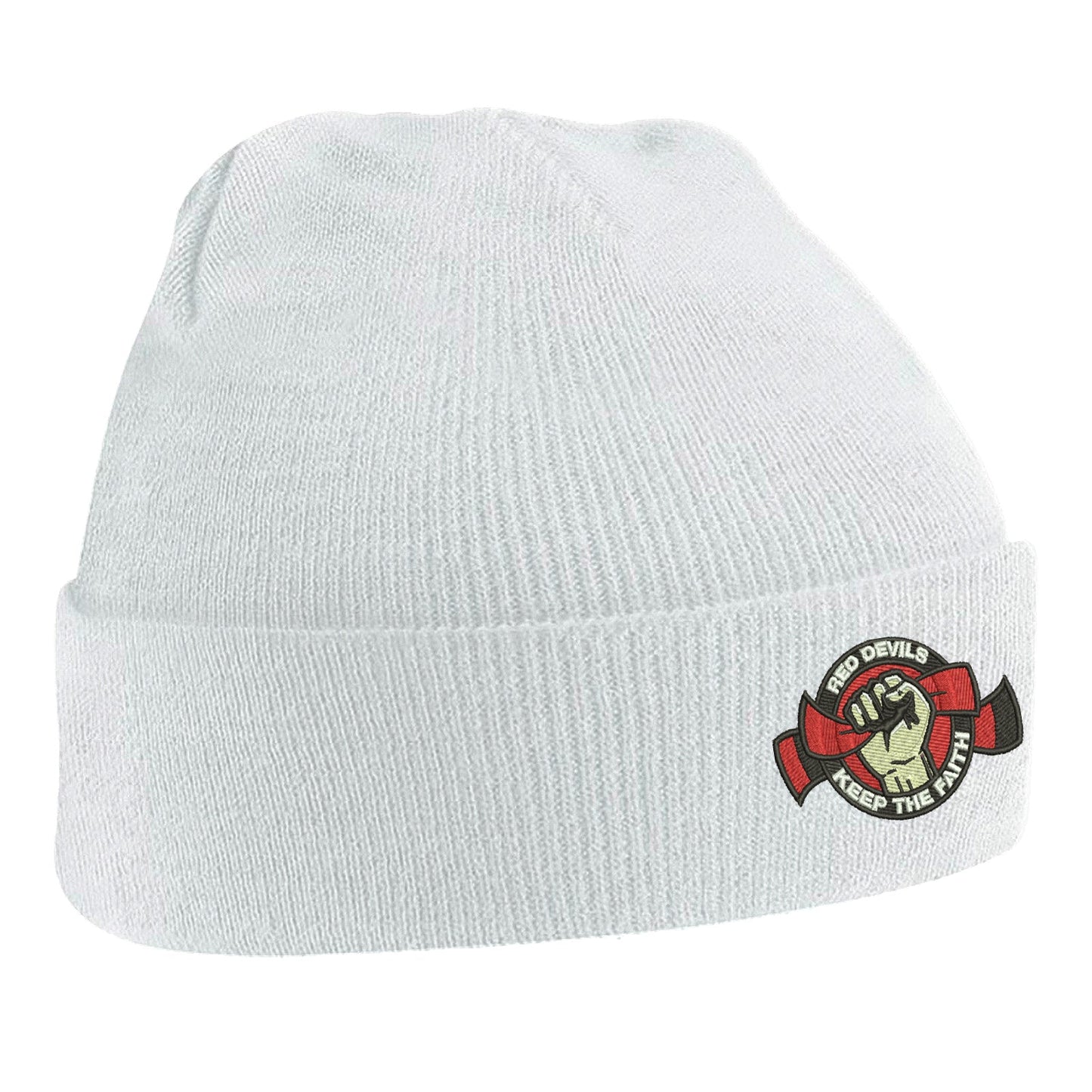 Red Devils Keep The Faith Beanie Hat