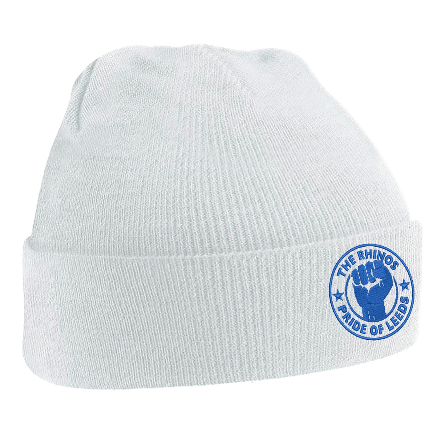 The Rhinos Pride of Leeds Embroidered Beanie Hat