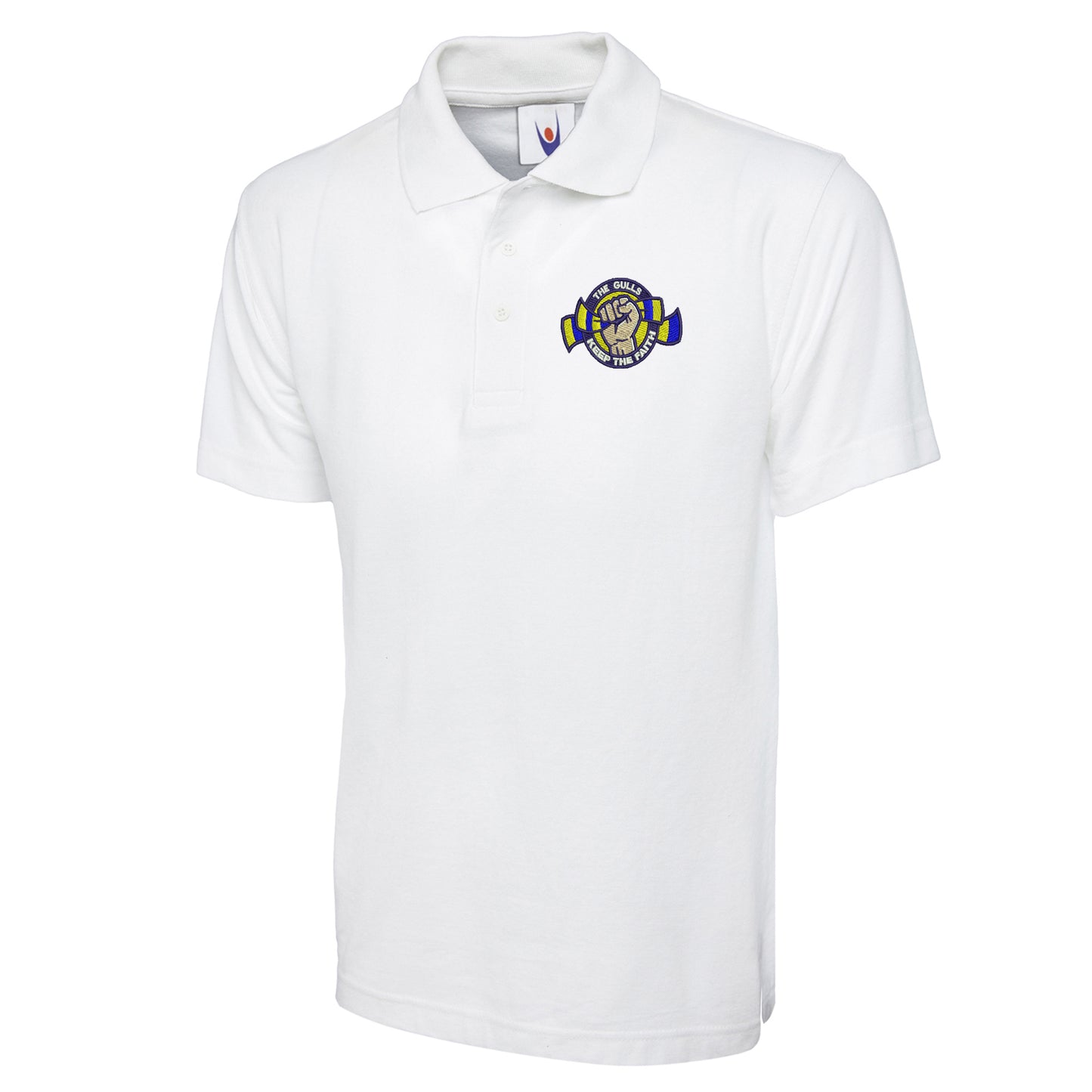 The Gulls Keep The Faith Embroidered Classic Polo Shirt