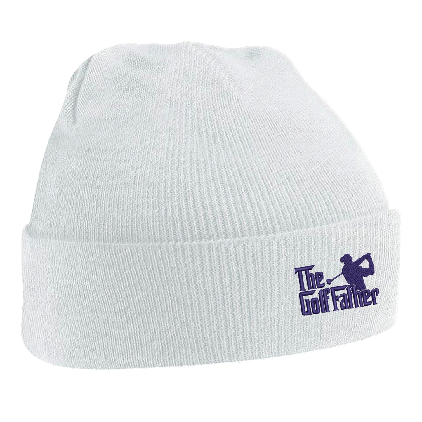 The Golf Father Embroidered Beanie Hat
