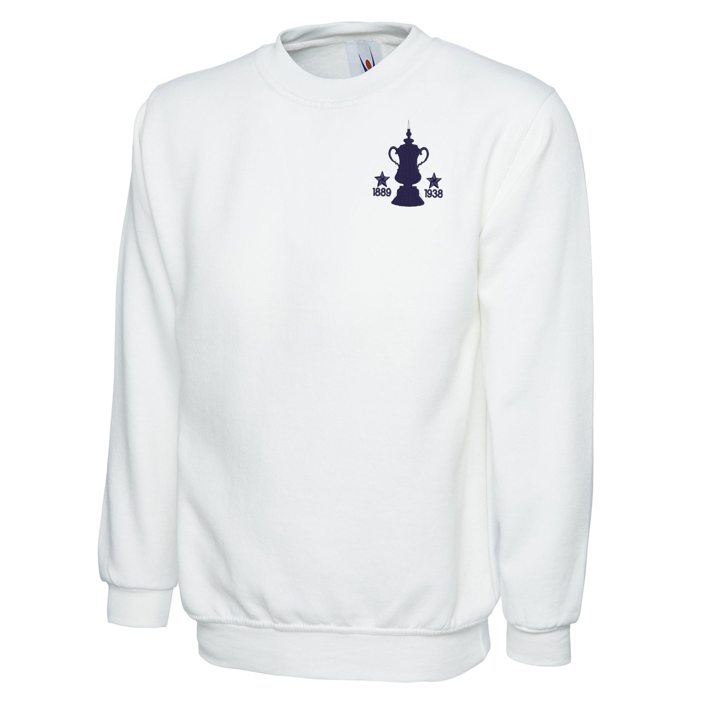 Retro Preston Two Time Cup Winners Embroidered Classic Sweatshirt