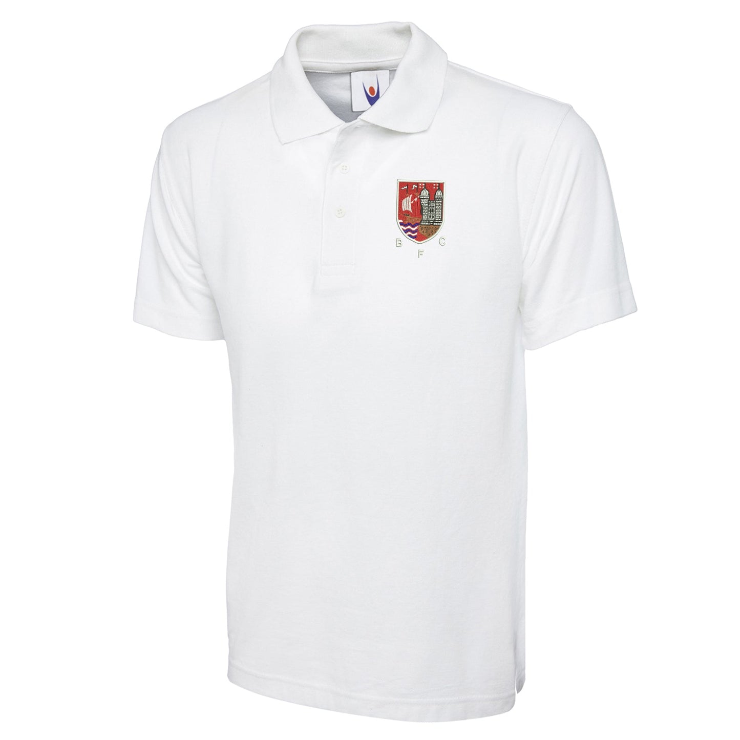 Retro Bristol Rugby 1980s Embroidered Classic Polo Shirt