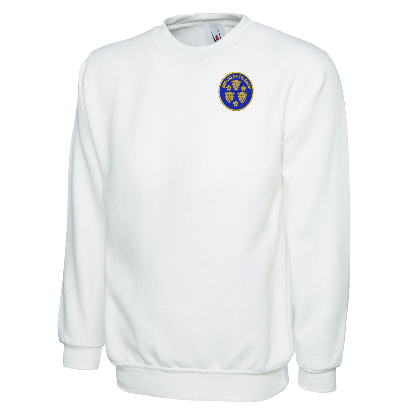 Breathe on em Salop Embroidered Classic Sweatshirt