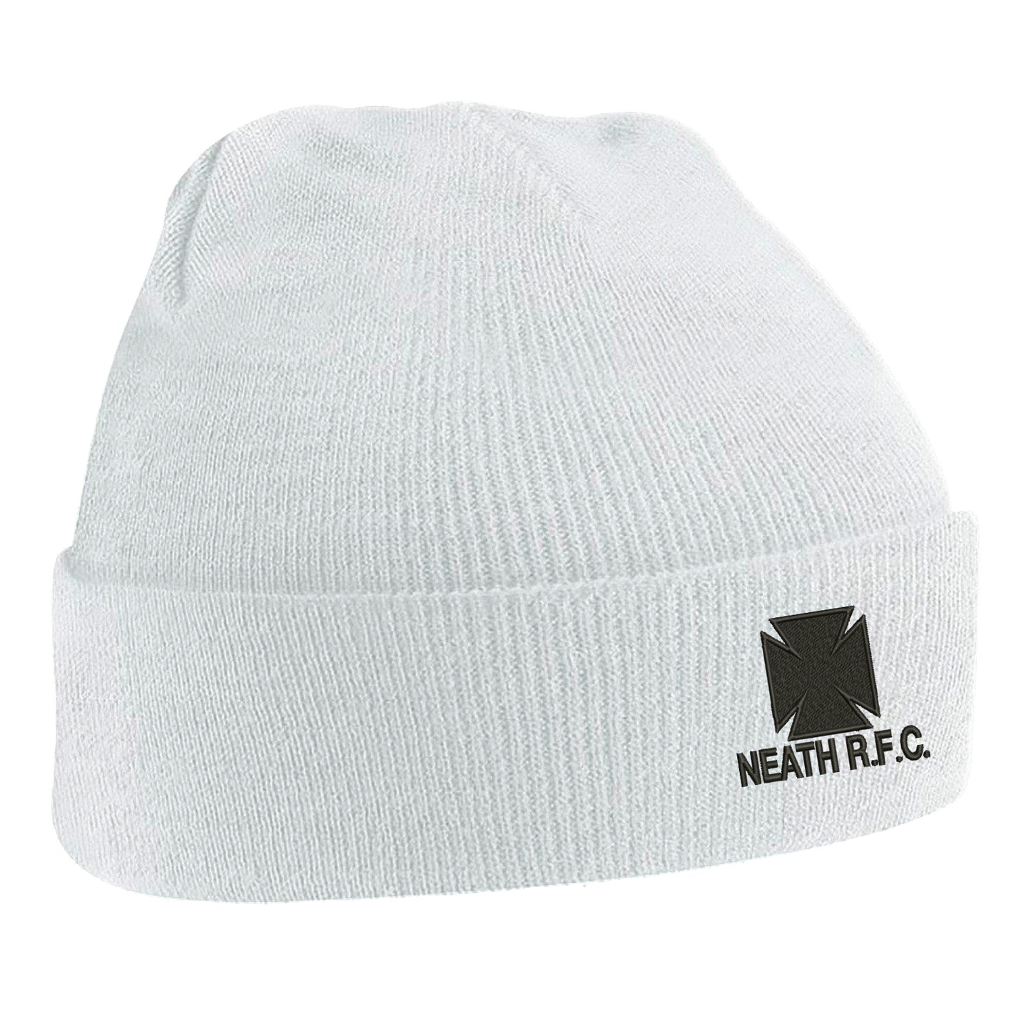 Retro Neath RFC Embroidered Beanie Hat