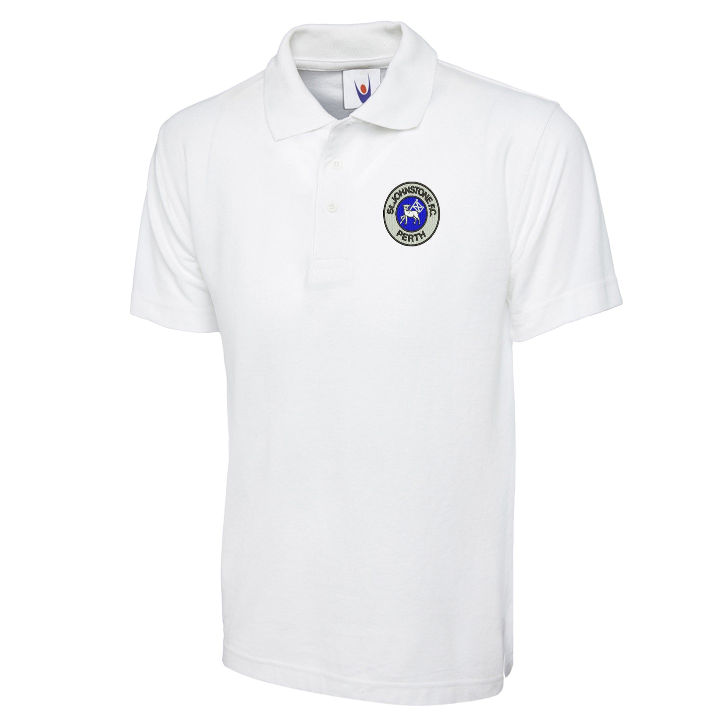 Retro St Johnstone 1980 Embroidered Classic Polo Shirt