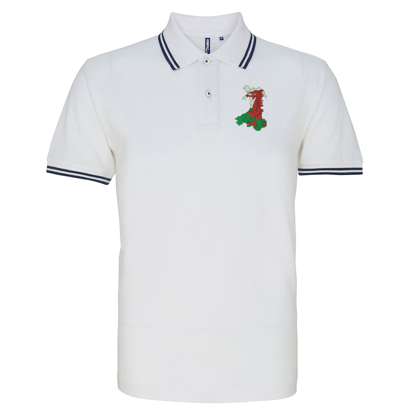 Wales Flag Map Polo Shirt
