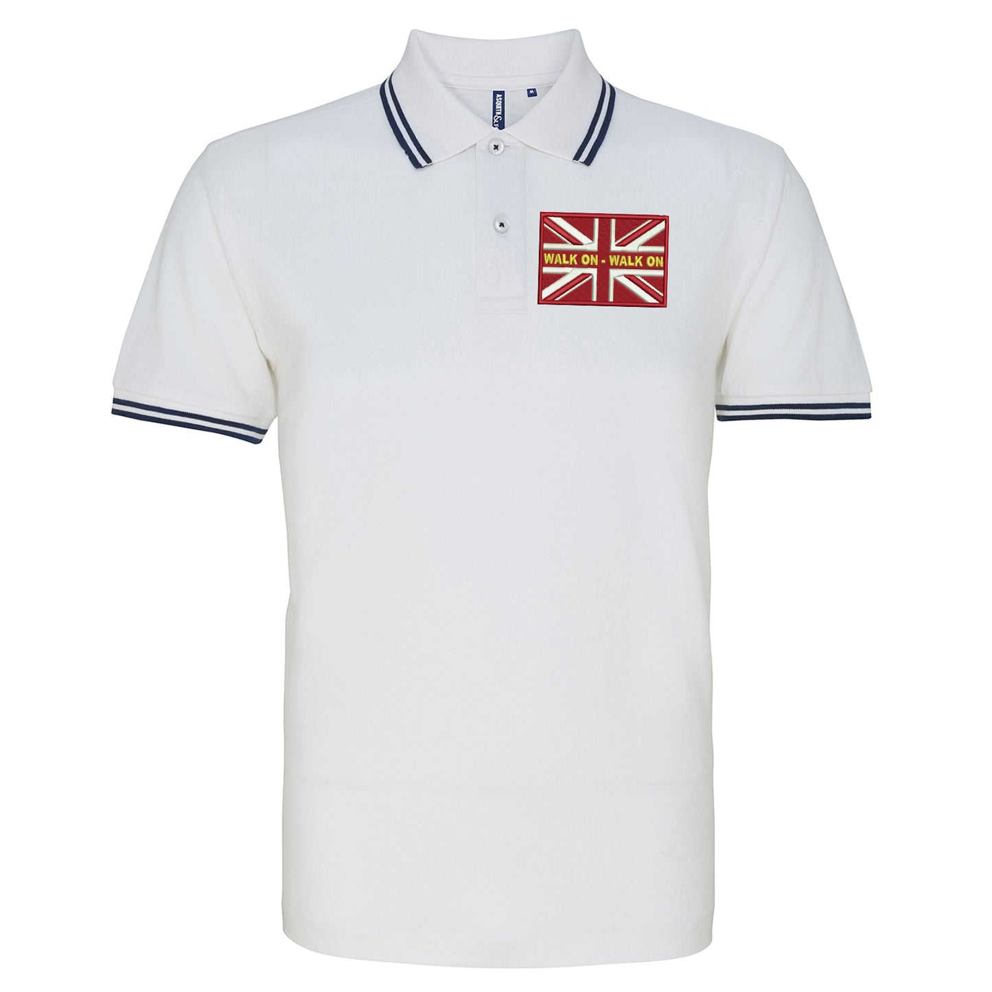 Walk On Walk On Coloured Union Jack Polo Shirt