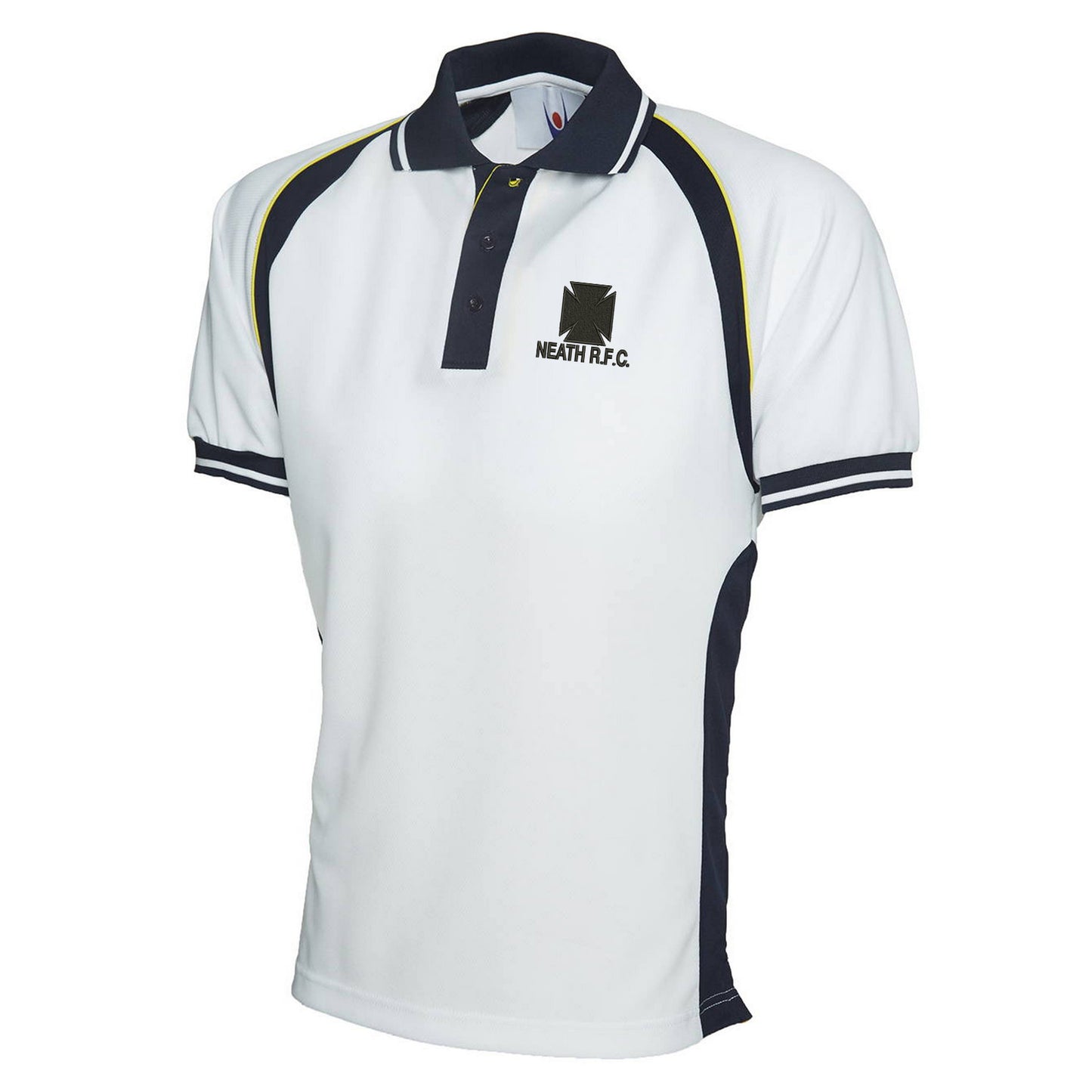 Retro Neath RFC Embroidered Sports Polo Shirt