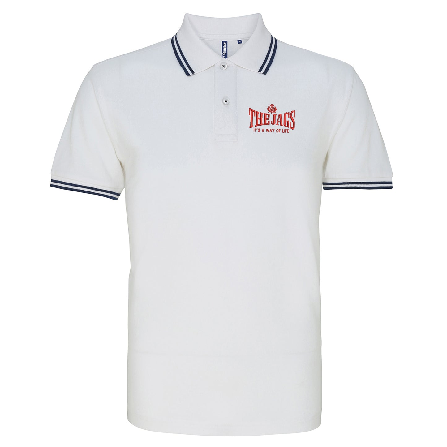 The Jags It's Way of Life Embroidered Tipped Polo Shirt