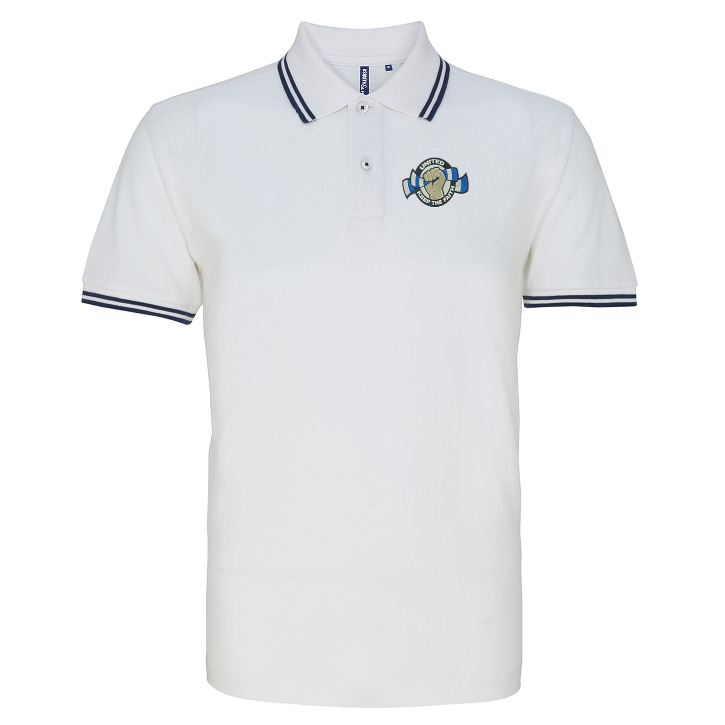 Leeds United Football Tipped Polo Shirt