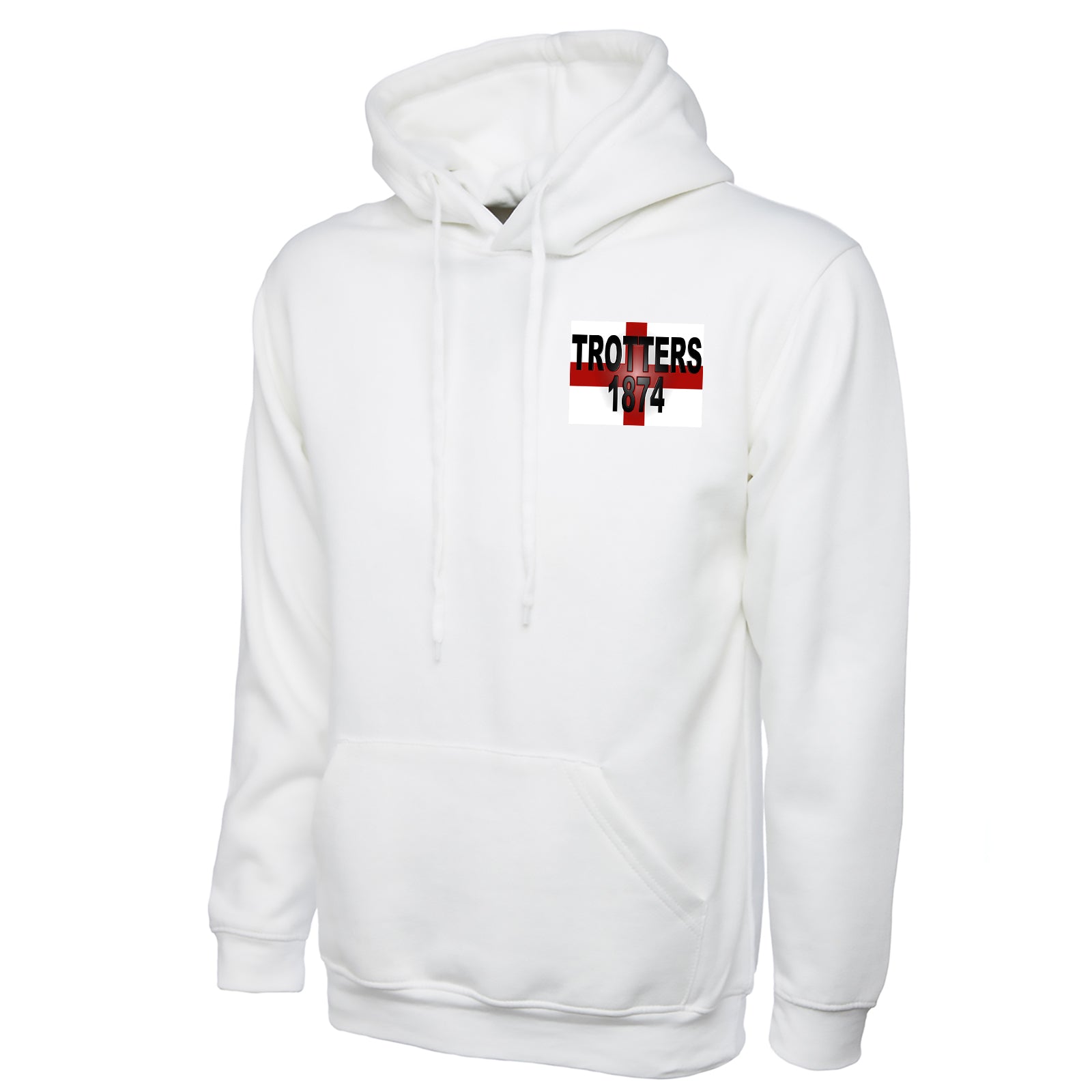 Trotters 1874 England Flag Hoodie