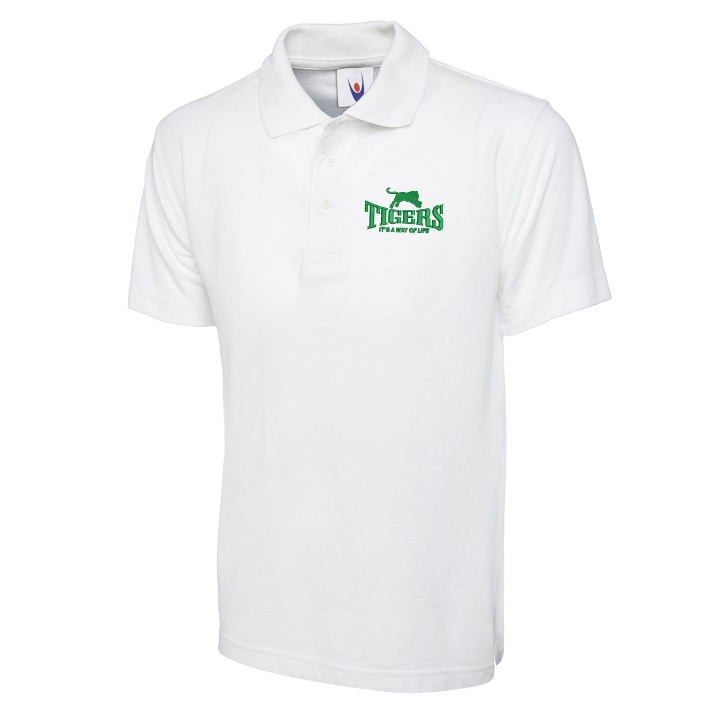 Tigers It's a Way of Life Embroidered Classic Polo Shirt