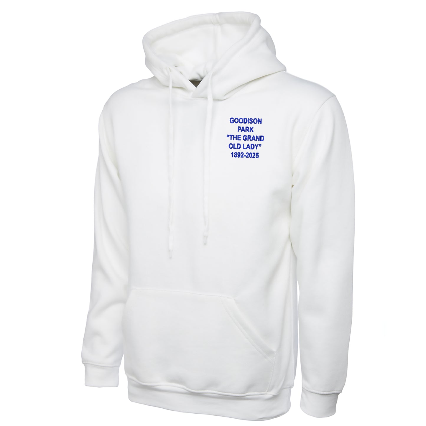 Goodison Park The Grand Old Lady 1892-2025 Embroidered Hoodie